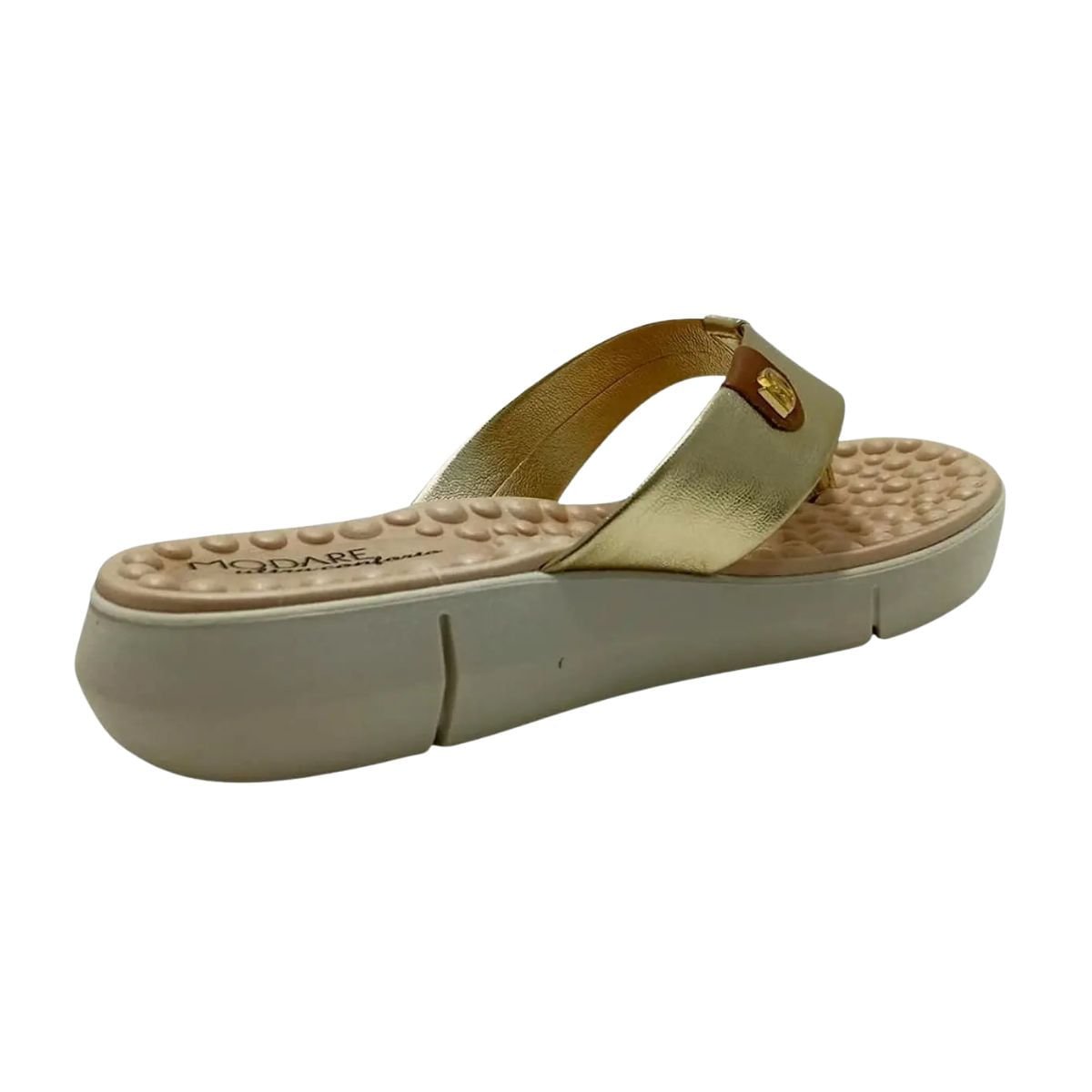 Tamanco Feminino Papete Modare Dourado Dourado 6