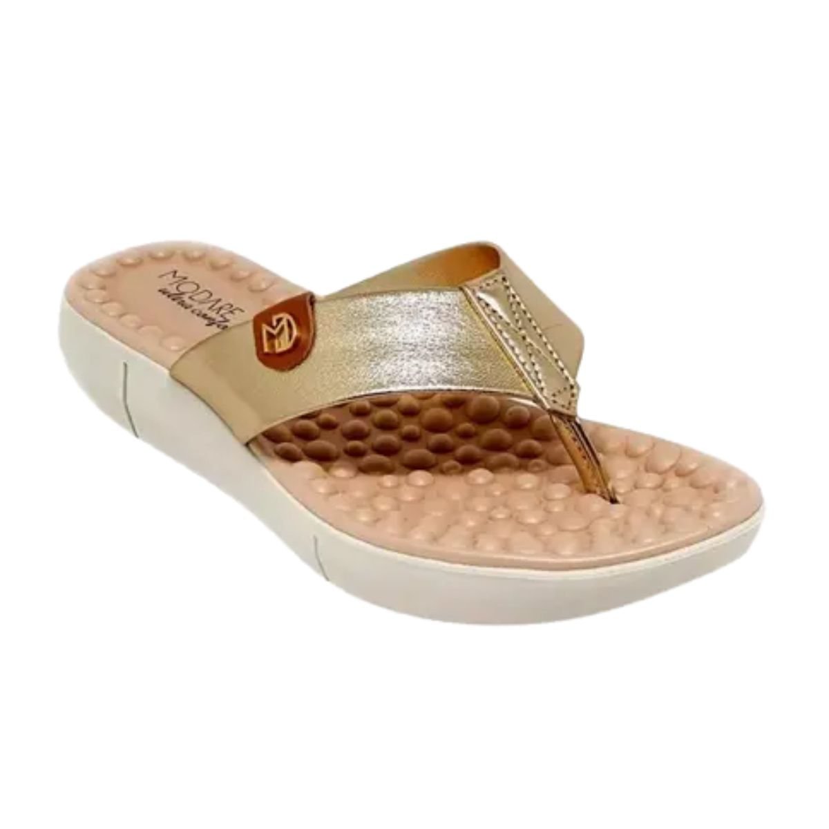 Tamanco Feminino Papete Modare Dourado Dourado 2