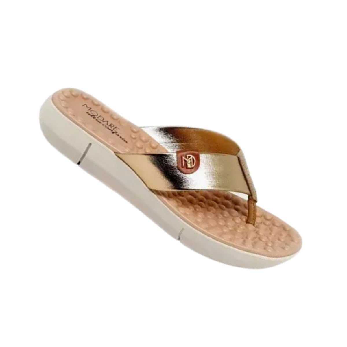 Tamanco Feminino Papete Modare Dourado Dourado 7