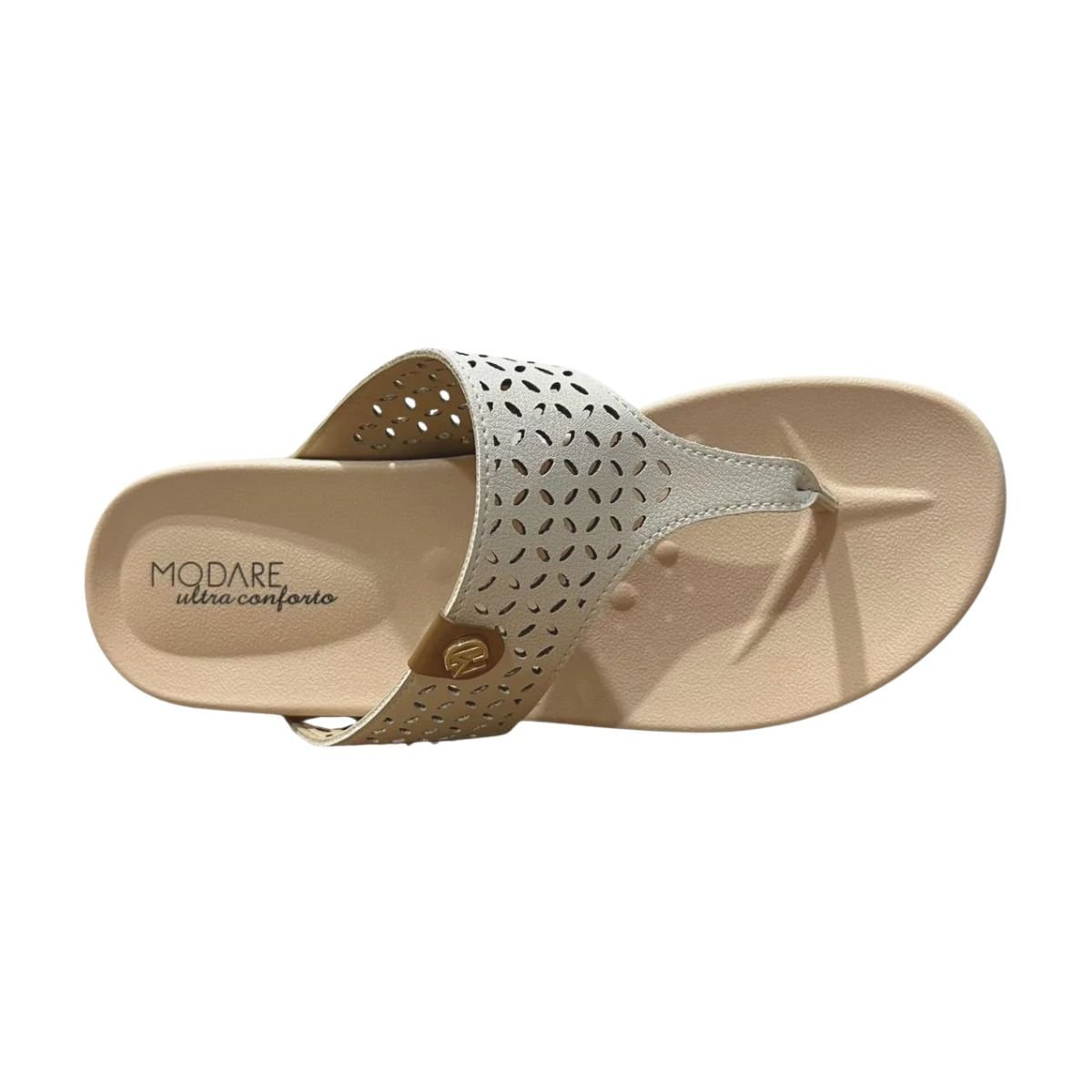 Tamanco Feminino Anabela Modare Ultraconforto Branco Branco 4