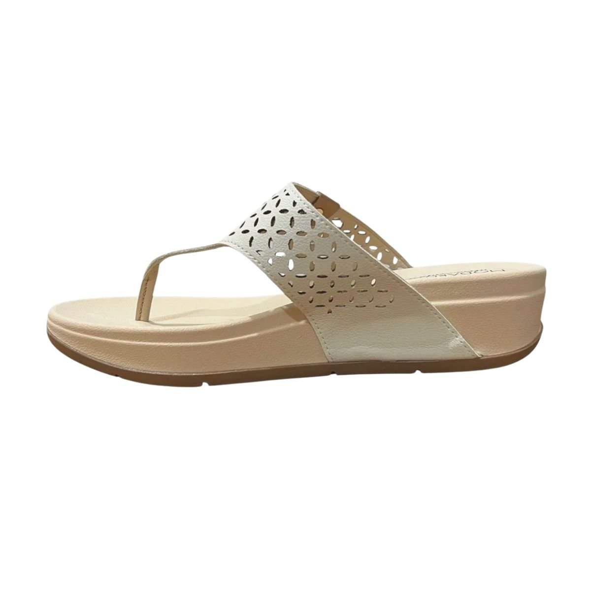 Tamanco Feminino Anabela Modare Ultraconforto Branco Branco 6