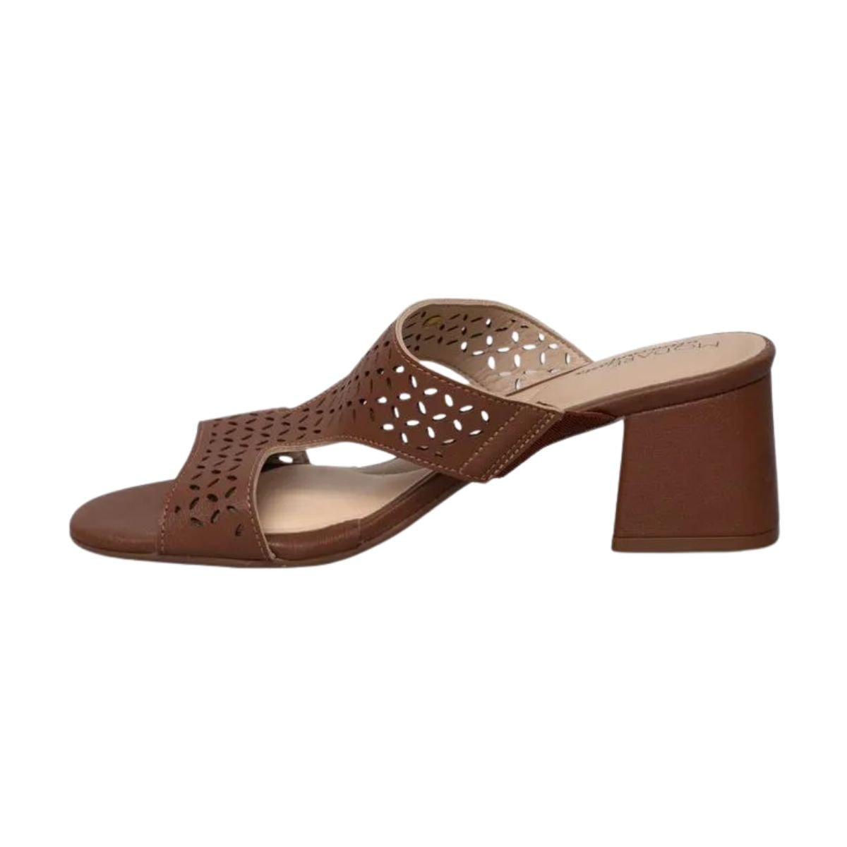 Tamanco Feminino Salto Médio Grosso Modare Marrom Marrom 5