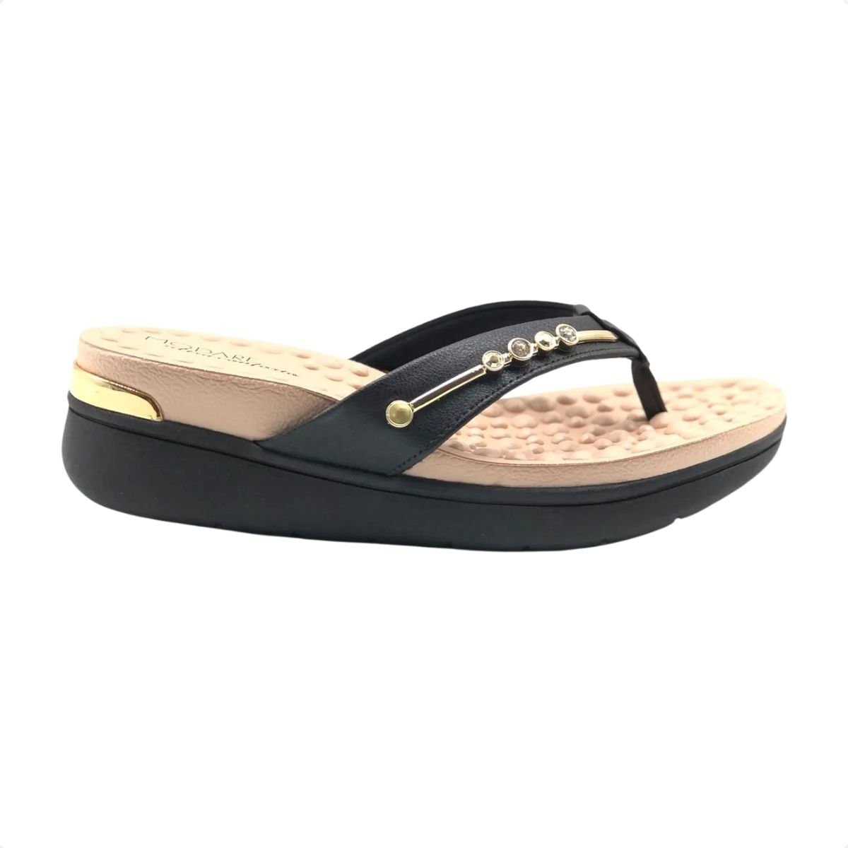 Tamanco Feminino Anabela Modare Preto