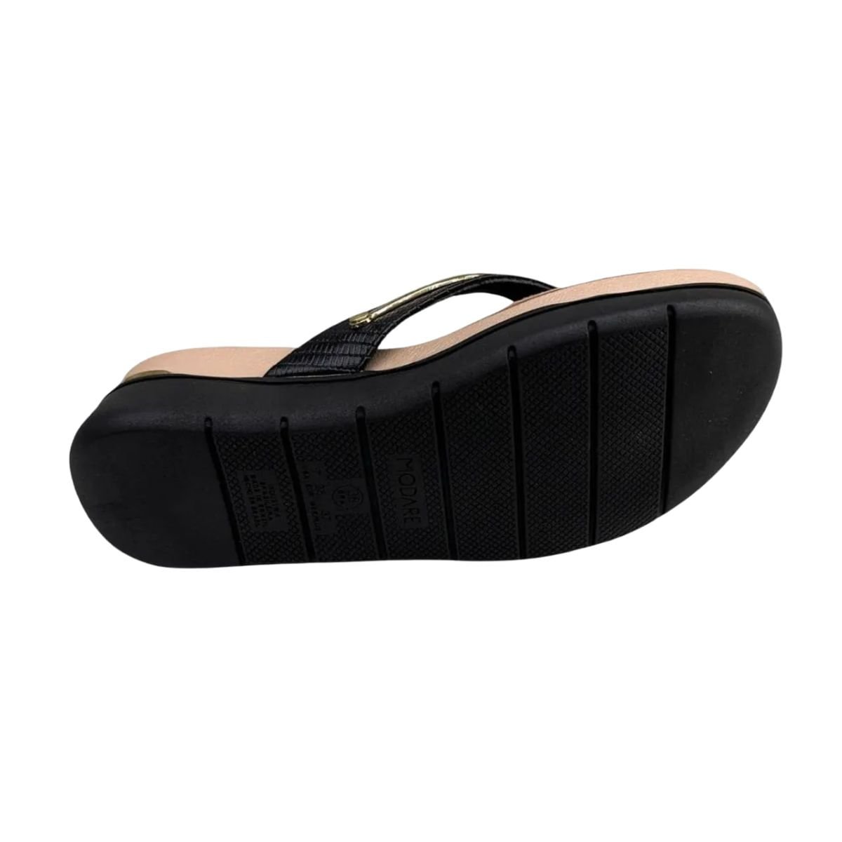 Tamanco Feminino Anabela Modare Preto Preto 5