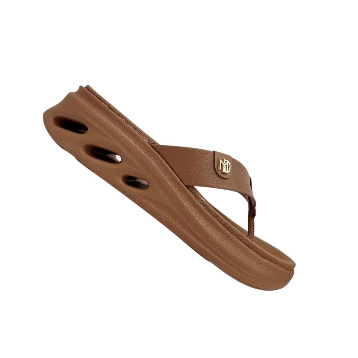 Tamanco Feminino Anabela Modare Ultraconforto Marrom Marrom 6