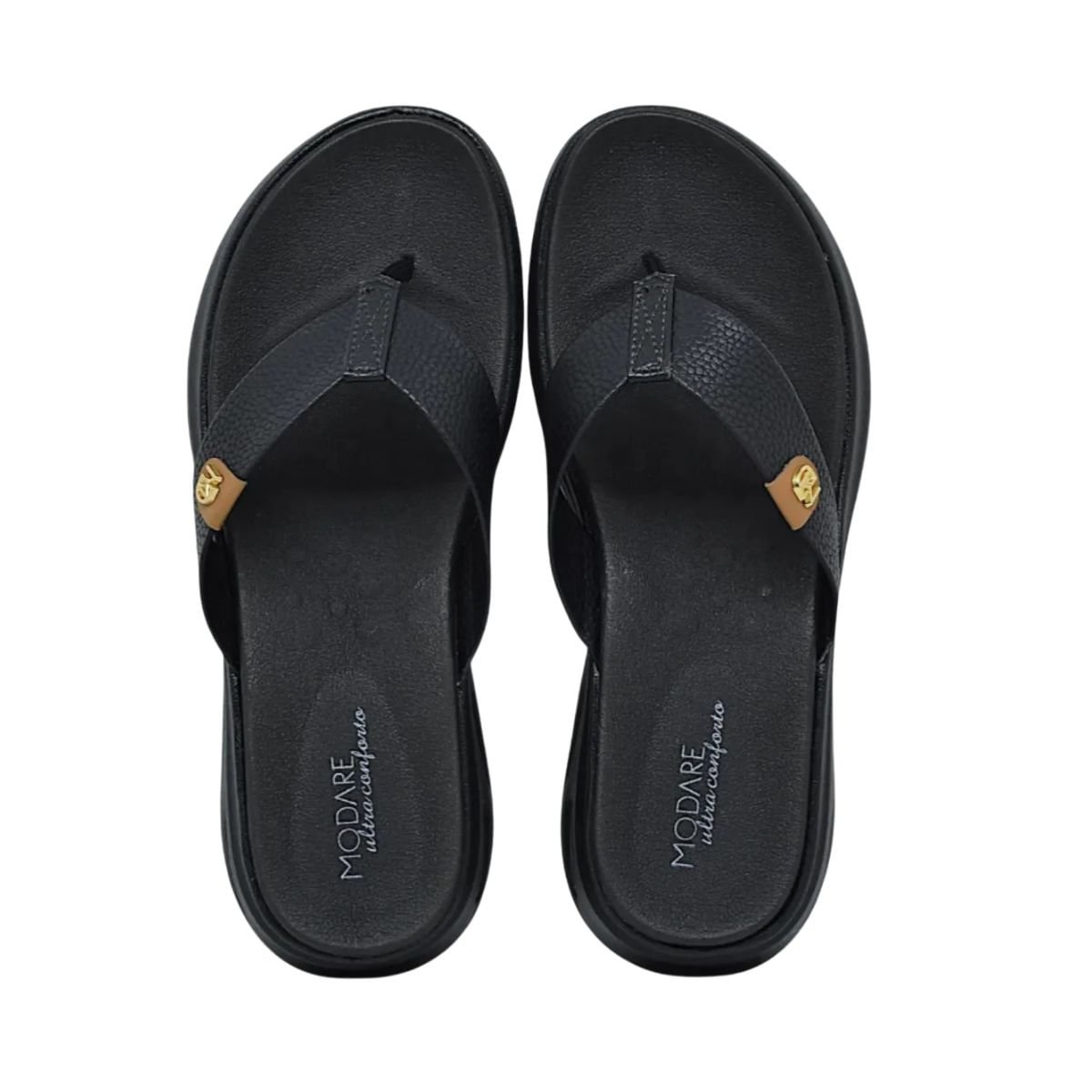 Tamanco Feminino Anabela Modare Preto Preto 5