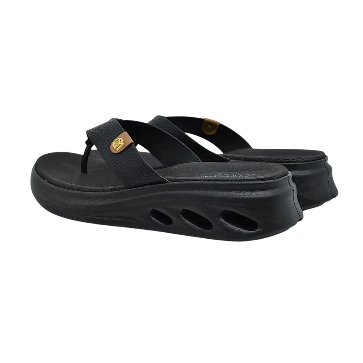 Tamanco Feminino Anabela Modare Preto Preto 6