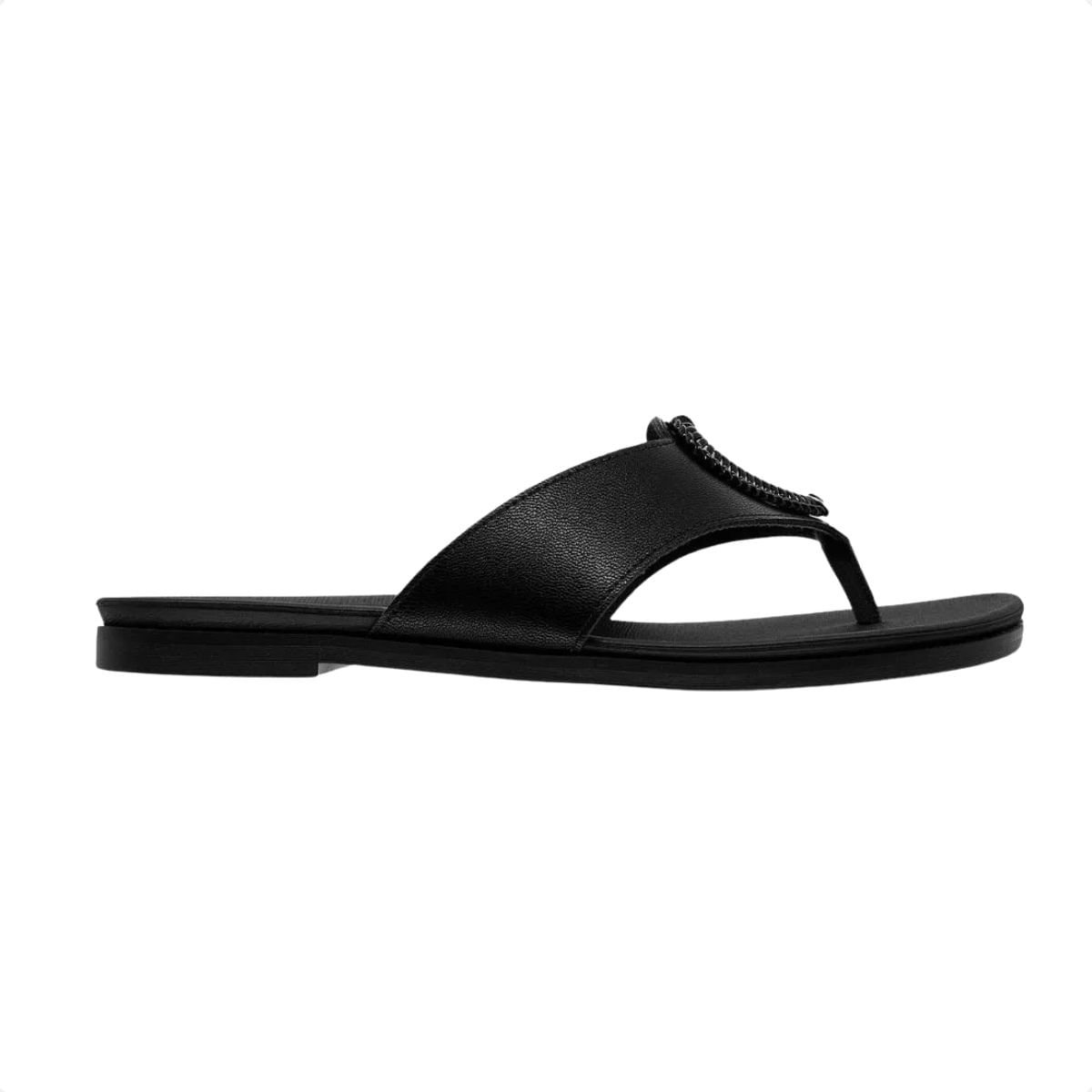 Tamanco Feminino Rasteiro Piccadilly Preto
