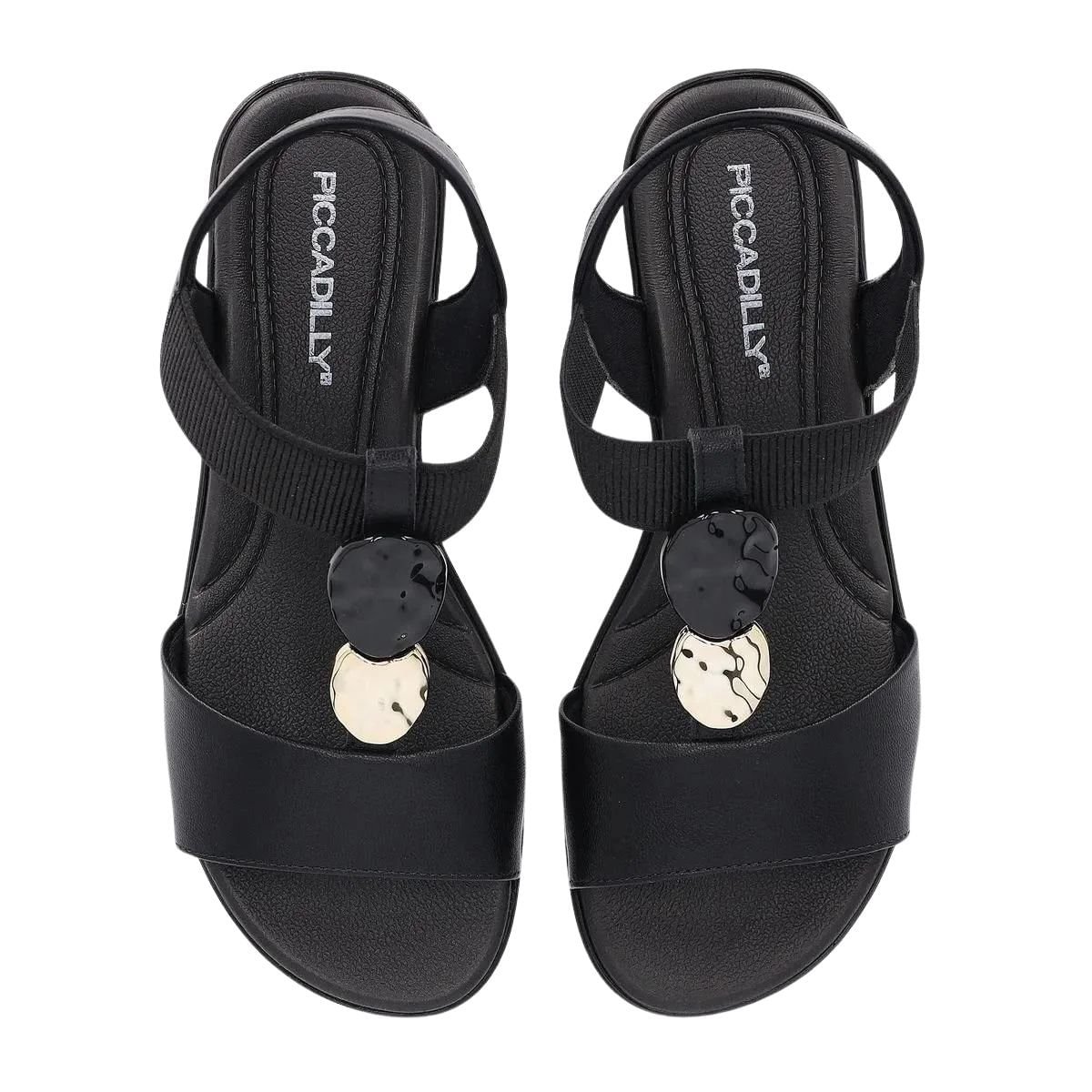 Tamanco Feminino Anabela Piccadilly Preto Preto 3