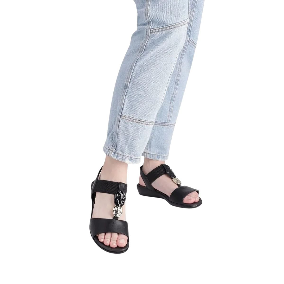 Tamanco Feminino Anabela Piccadilly Preto Preto 4