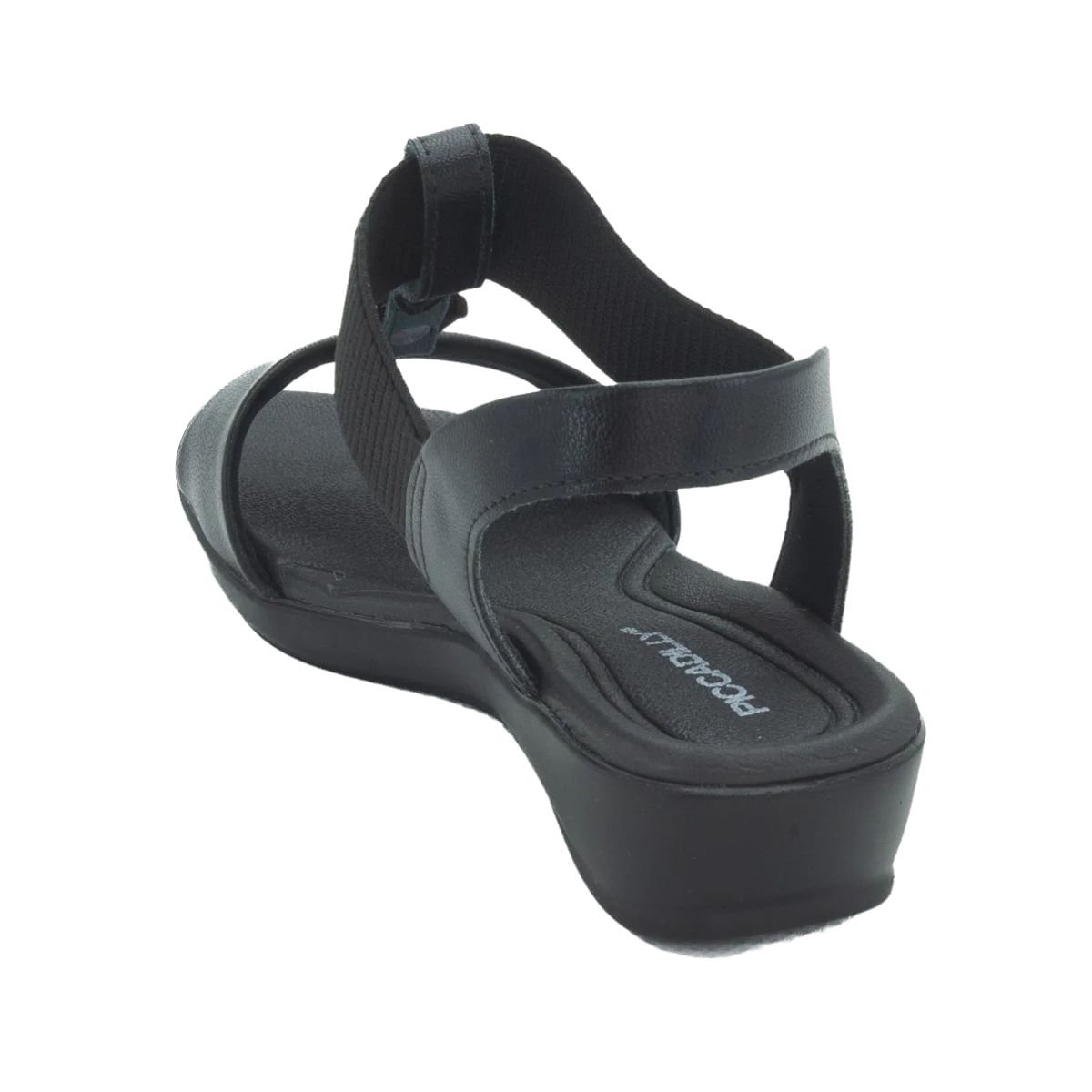 Tamanco Feminino Anabela Piccadilly Preto Preto 7