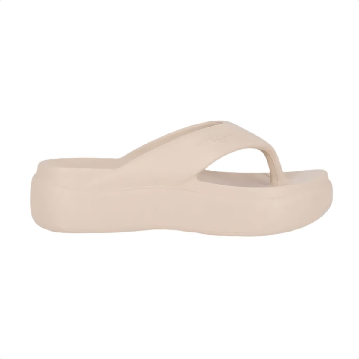 Tamanco Feminino Anabela Piccadilly Marshmallow Bege