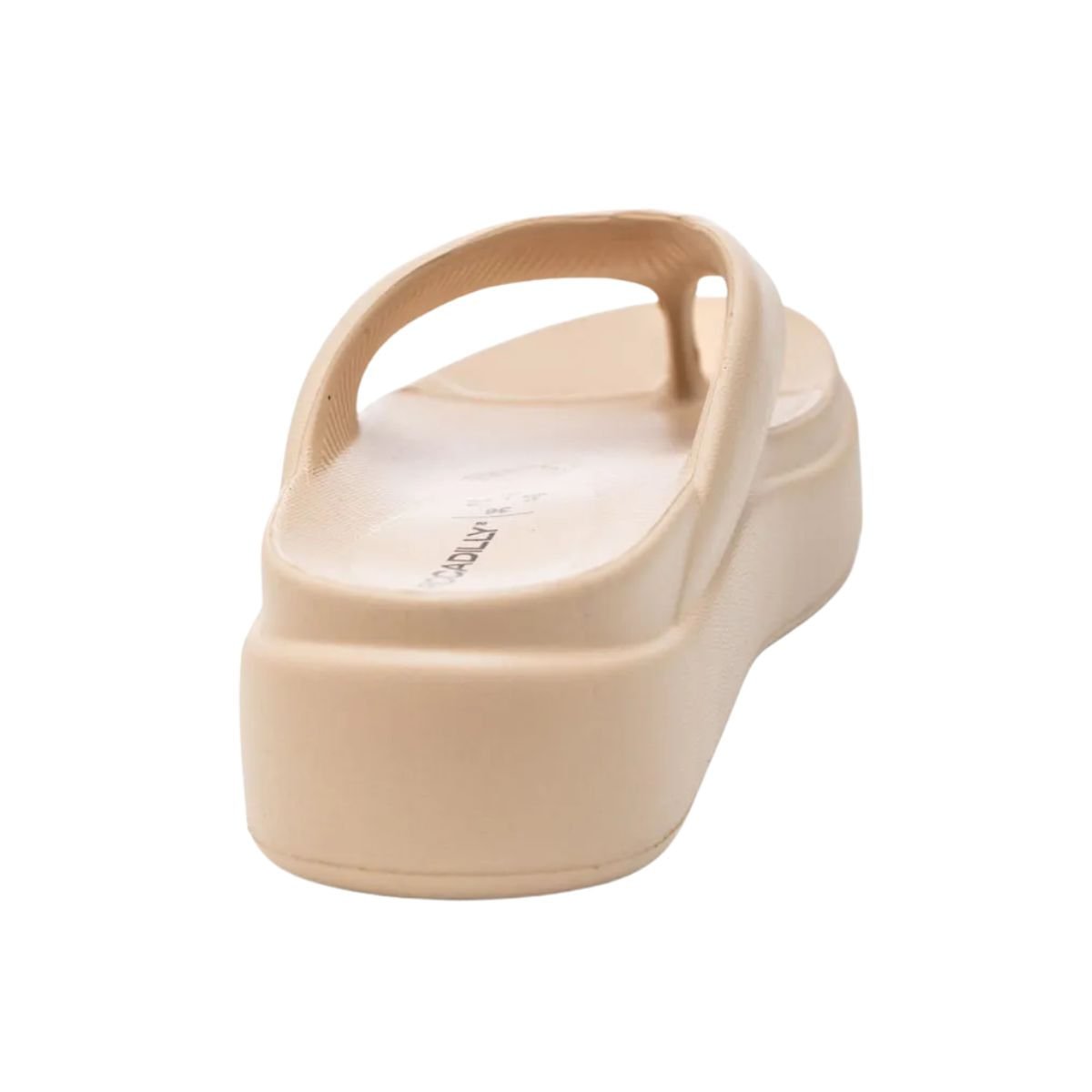Tamanco Feminino Anabela Piccadilly Marshmallow Bege Bege 7