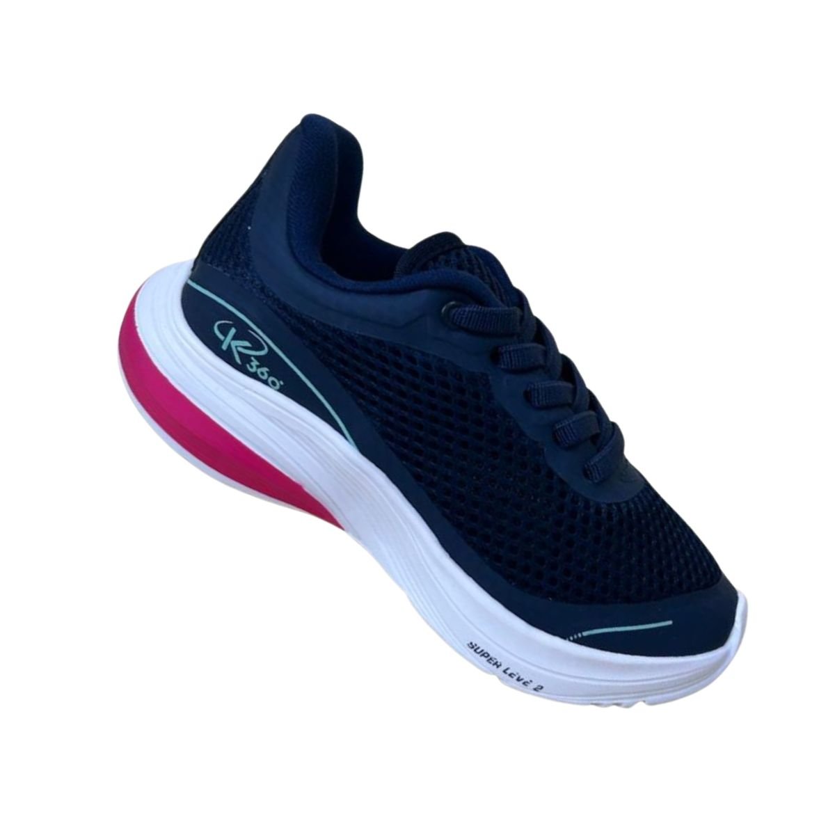 Tênis Corrida Menina Infantil Kidy Azul Azul Marinho 6