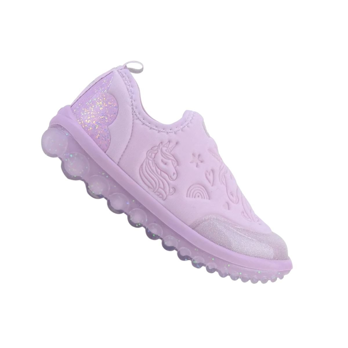 Tênis Casual Infantil Bibi Unicórnio Roller Lilás Lilás 7