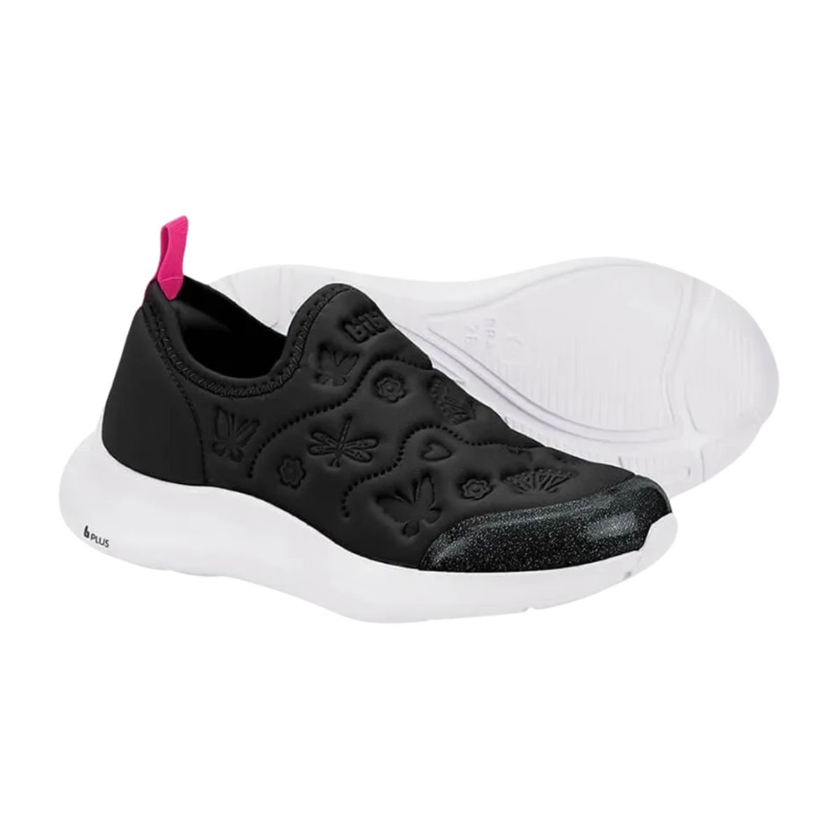 Tênis Corrida Menina Infantil Bibi Action Preto Preto 4