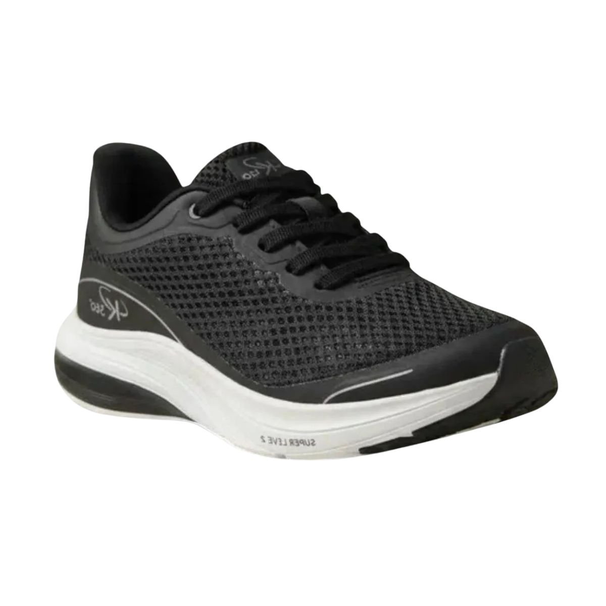 Tênis Corrida Infantil Kidy 360 Preto Preto 2