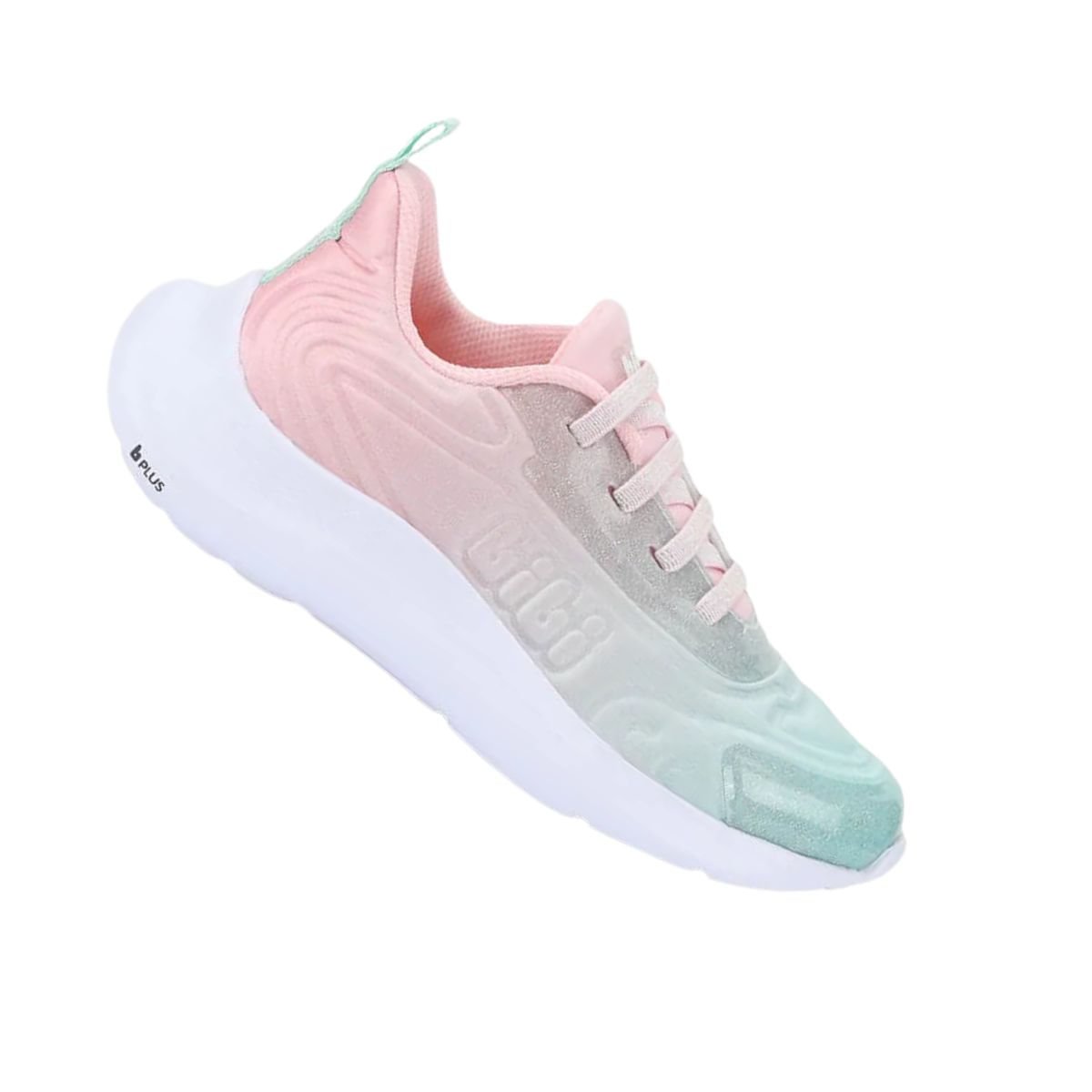 Tênis Corrida Infantil Menina Bibi Action Rosa Multicores 7