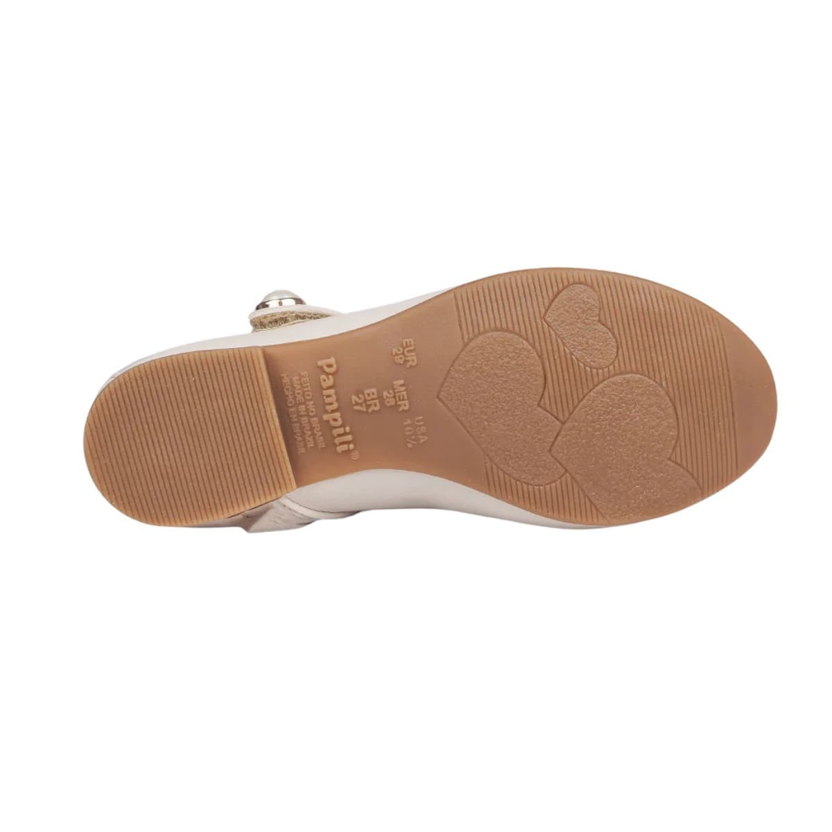 Sapatilha Infantil Pampili Angel Nude Bege 5