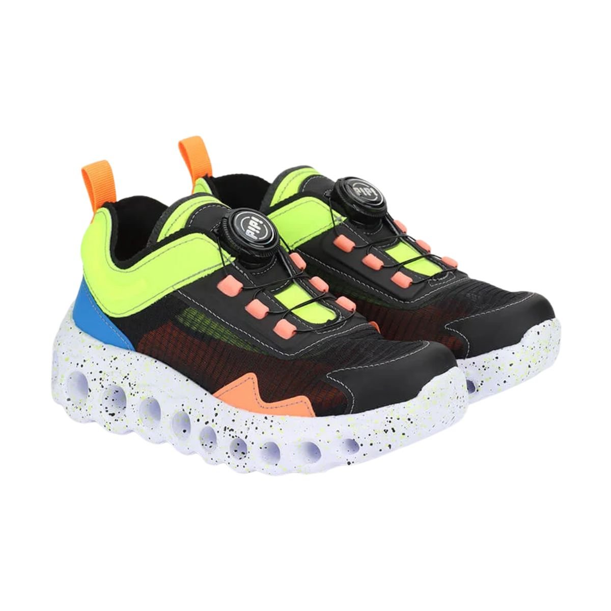 Tênis Corrida Infantil Bibi Roller Sport Preto Multicores 2