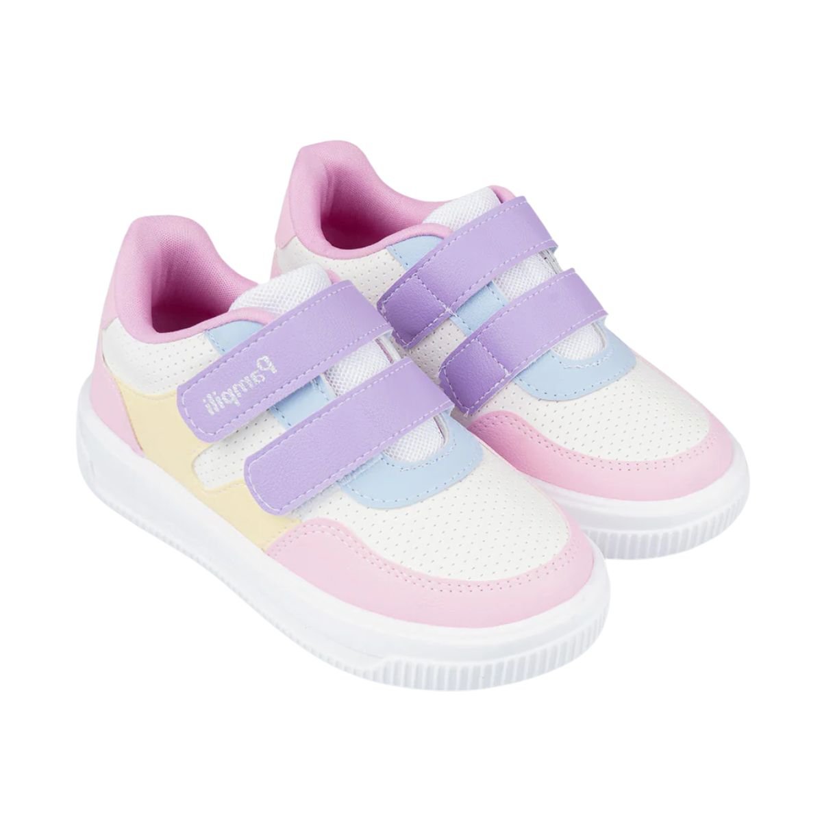 Tênis Casual Infantil Pampili Candy Color Branco Multicores 2