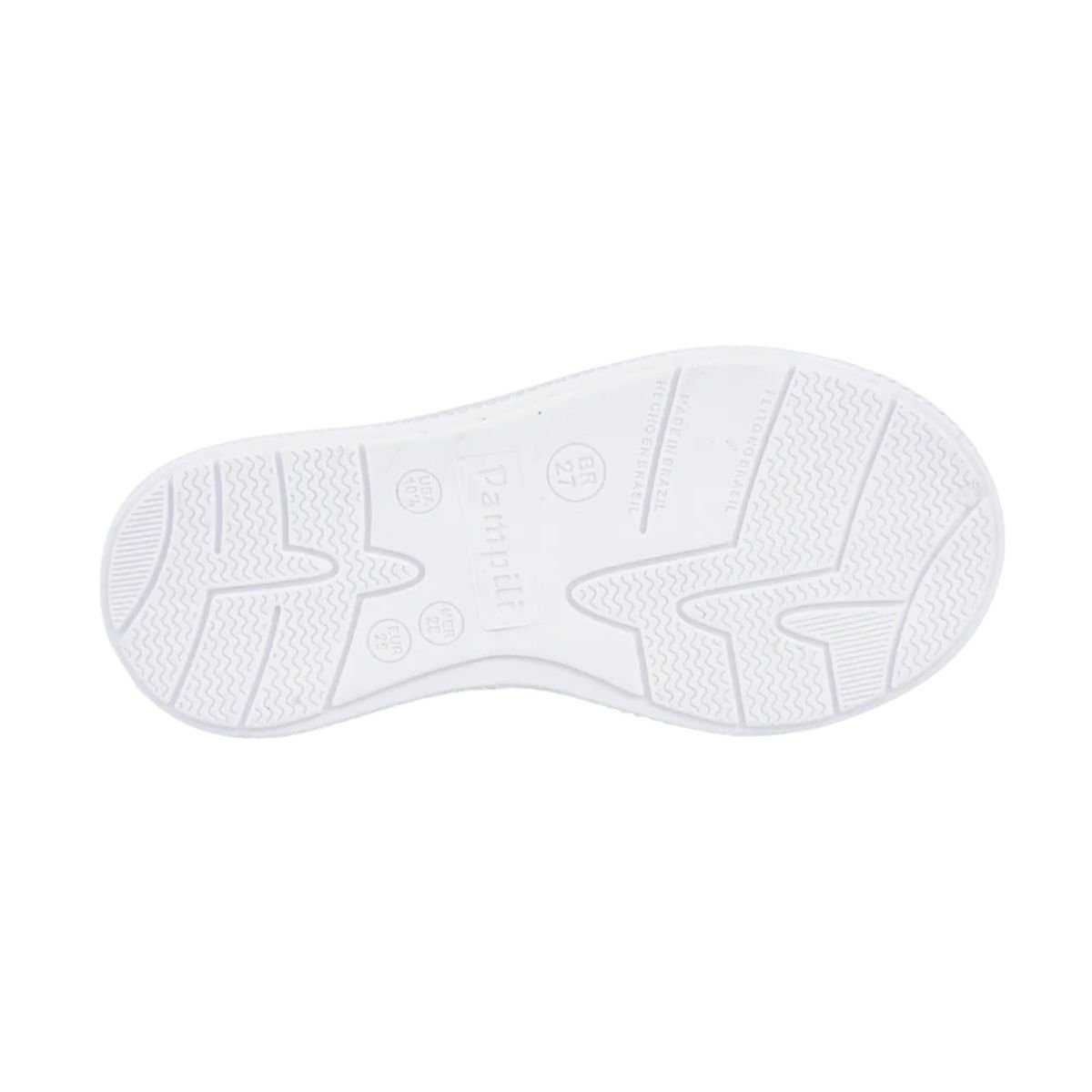 Tênis Casual Infantil Pampili Candy Color Branco Multicores 6