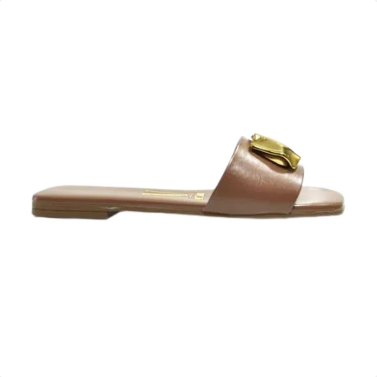 Tamanco Feminino Rasteiro Vizzano Marrom