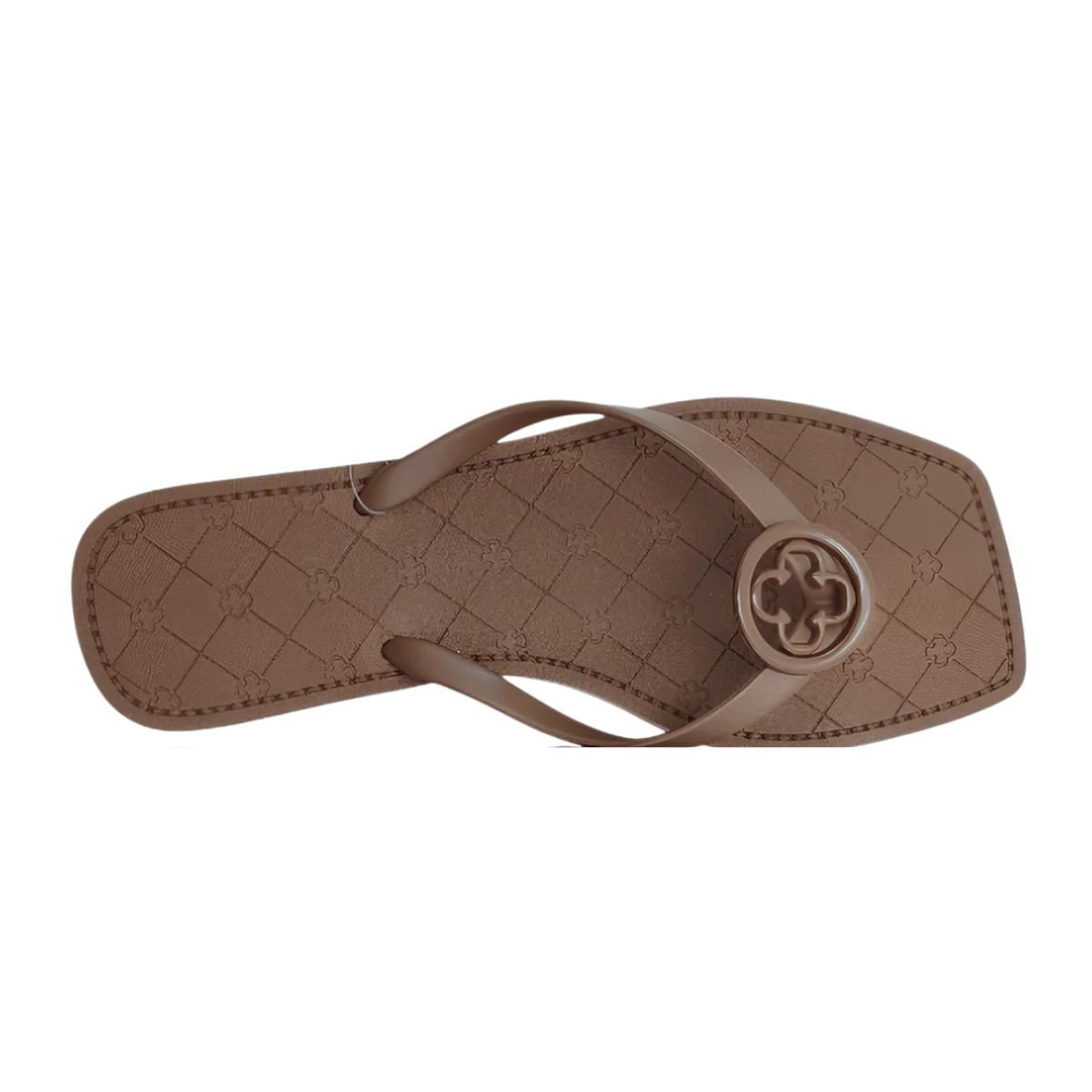 Chinelo Feminino Dedo Capodarte Marrom Marrom 6