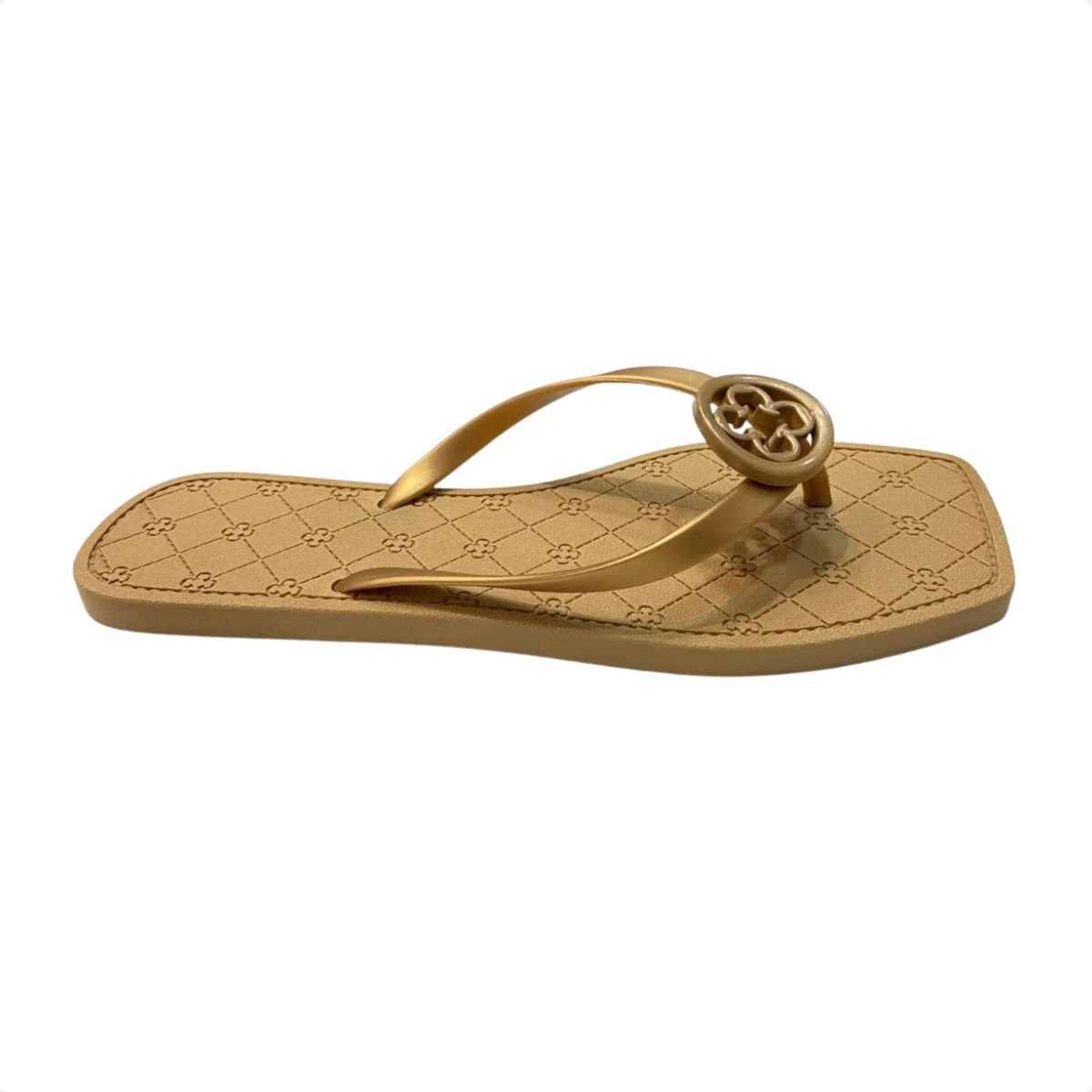 Chinelo Feminino Dedo Capodarte Dourado
