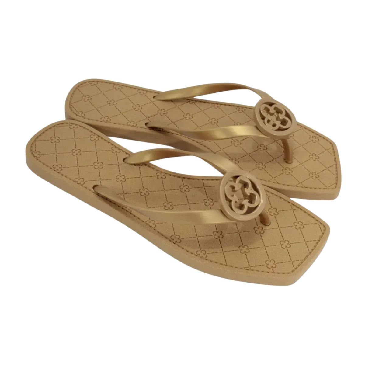 Chinelo Feminino Dedo Capodarte Dourado Dourado 2