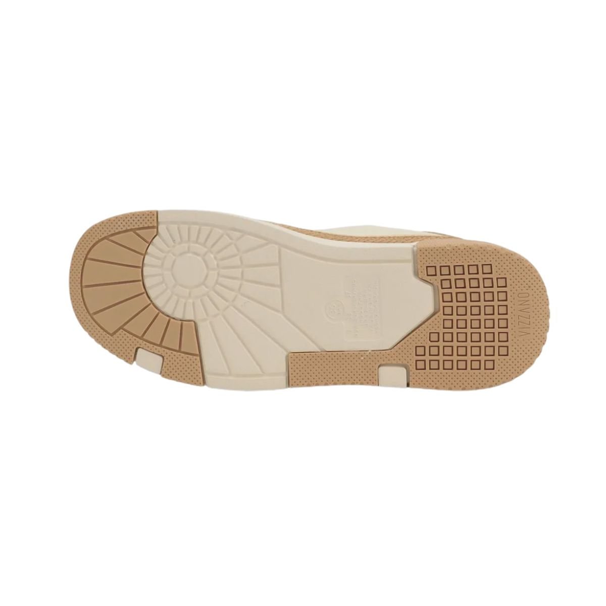 Tênis Moda Feminino Vizzano Off White E Marrom Branco/Marrom 4