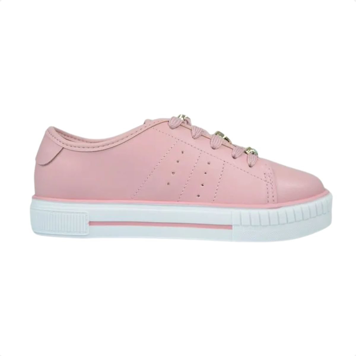 Tênis Casual Infantil Molekinha Street Rosa