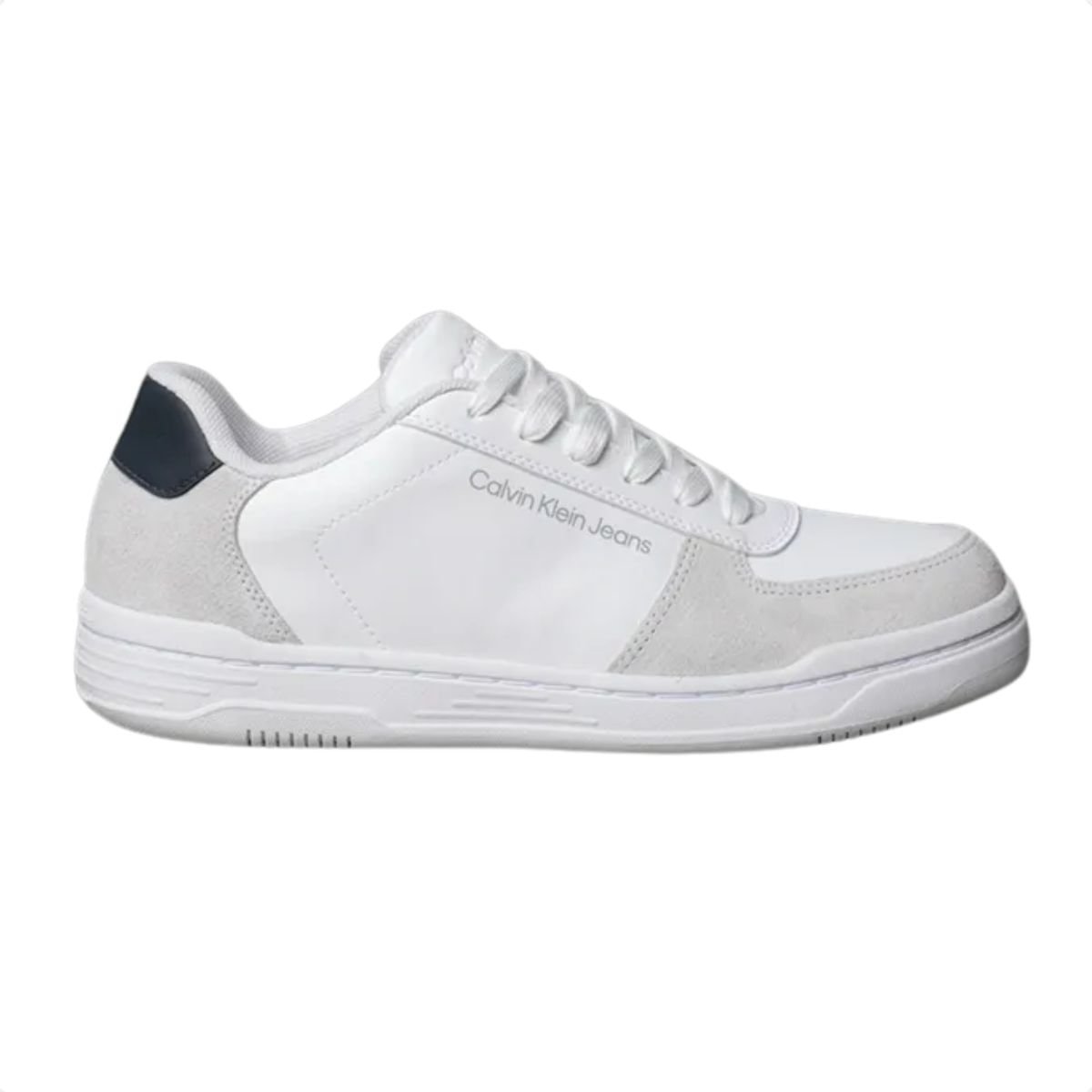 Tênis Casual Masculino Calvin Klein Court Branco