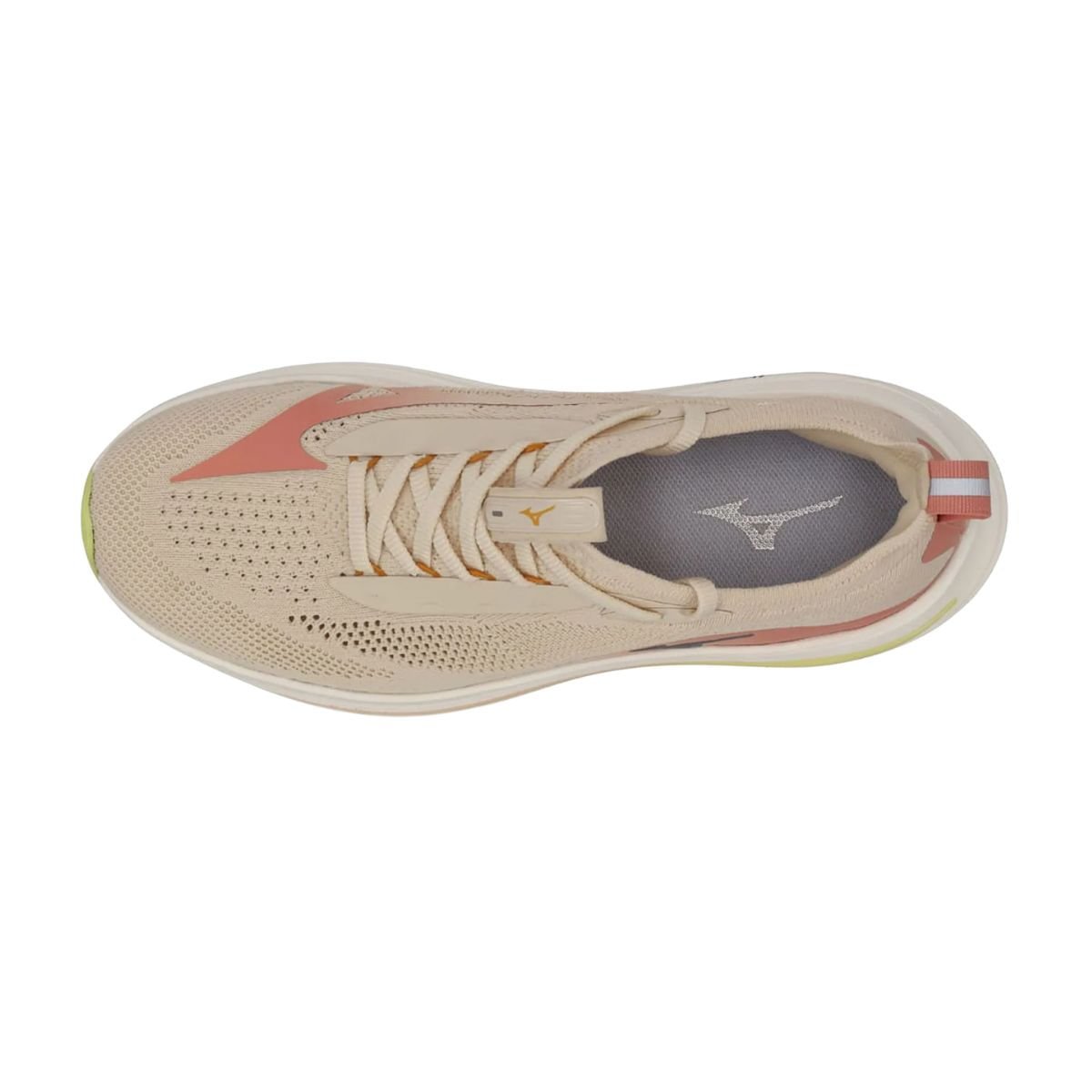Tênis Corrida Feminino Mizuno Neo Aura Knit Rosa Bege 3