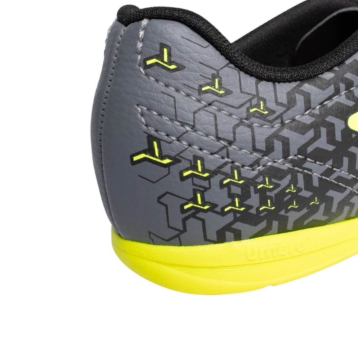 Chuteira Indoor Masculina Umbro Class Neo Júnior Chumbo Cinza 7