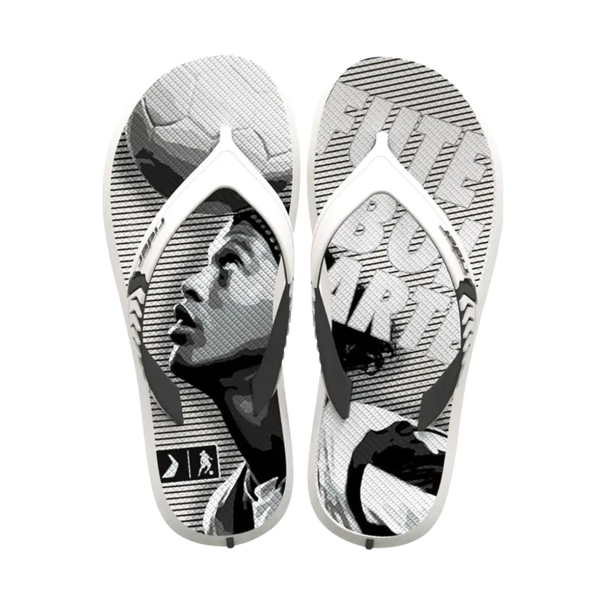 Chinelo Masculino Dedo Rider R1 Prime R10 Branco E Cinza Branco 3