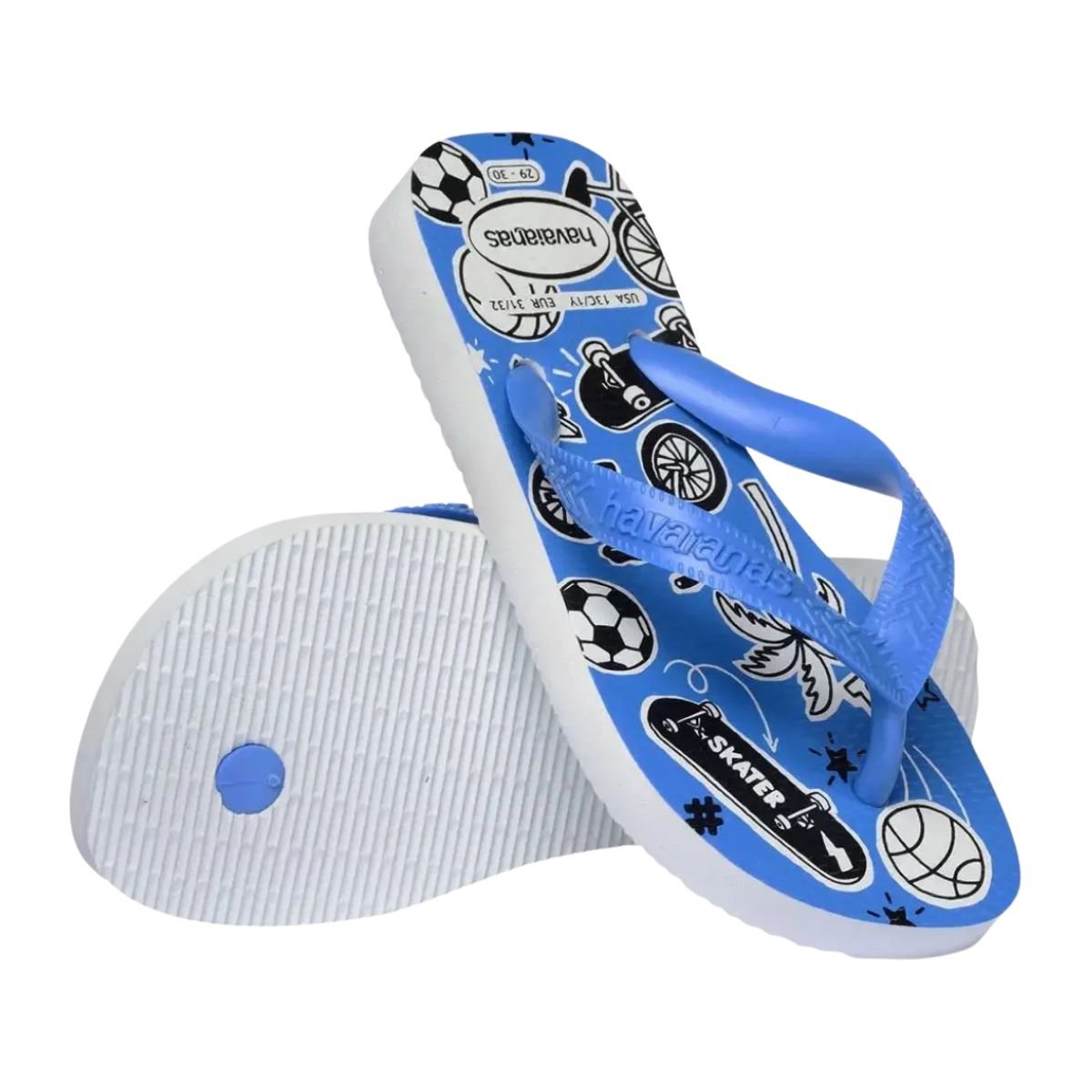 Chinelo Infantil Dedo Havaianas Kids Athletic Azul Azul 5