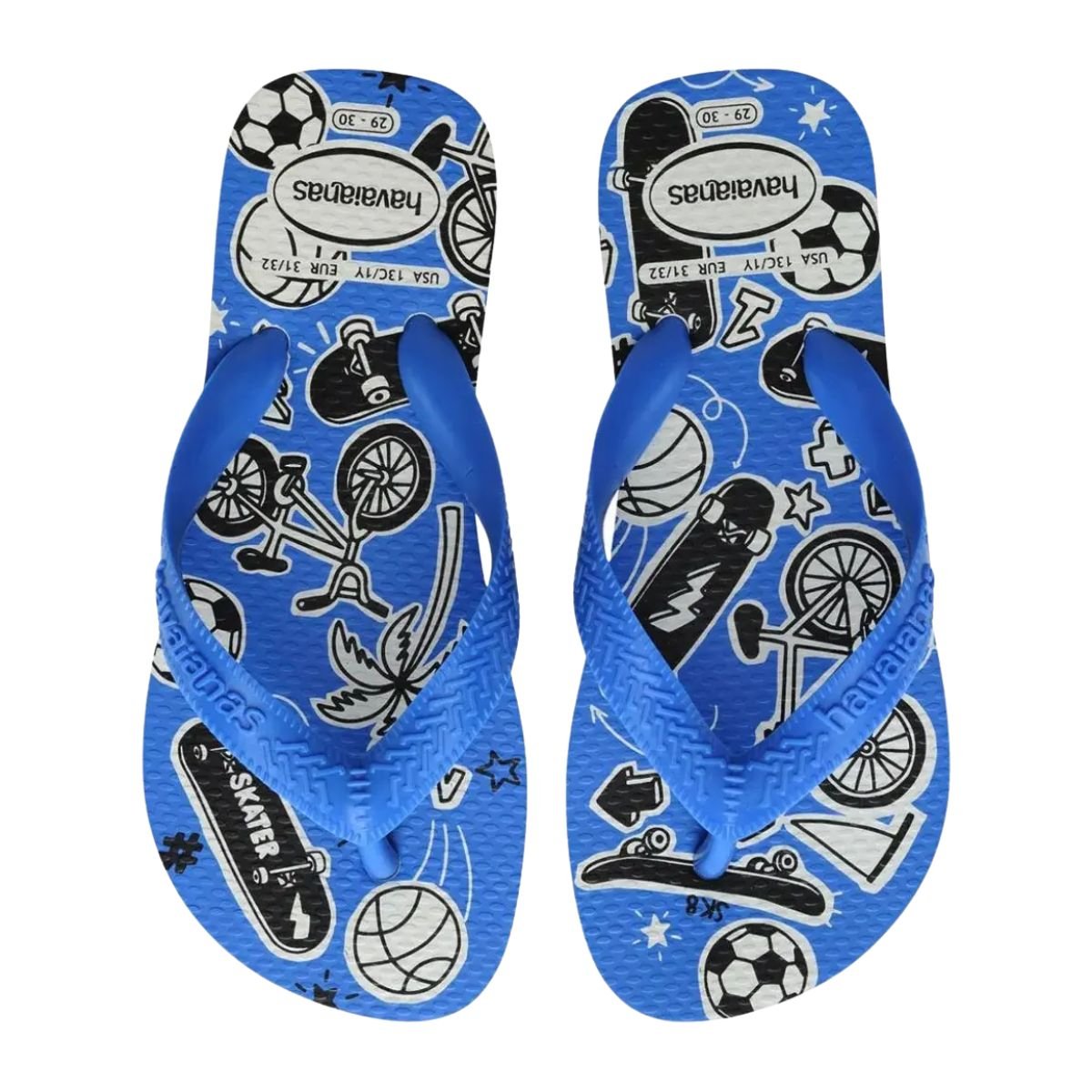 Chinelo Infantil Dedo Havaianas Kids Athletic Azul Azul 6