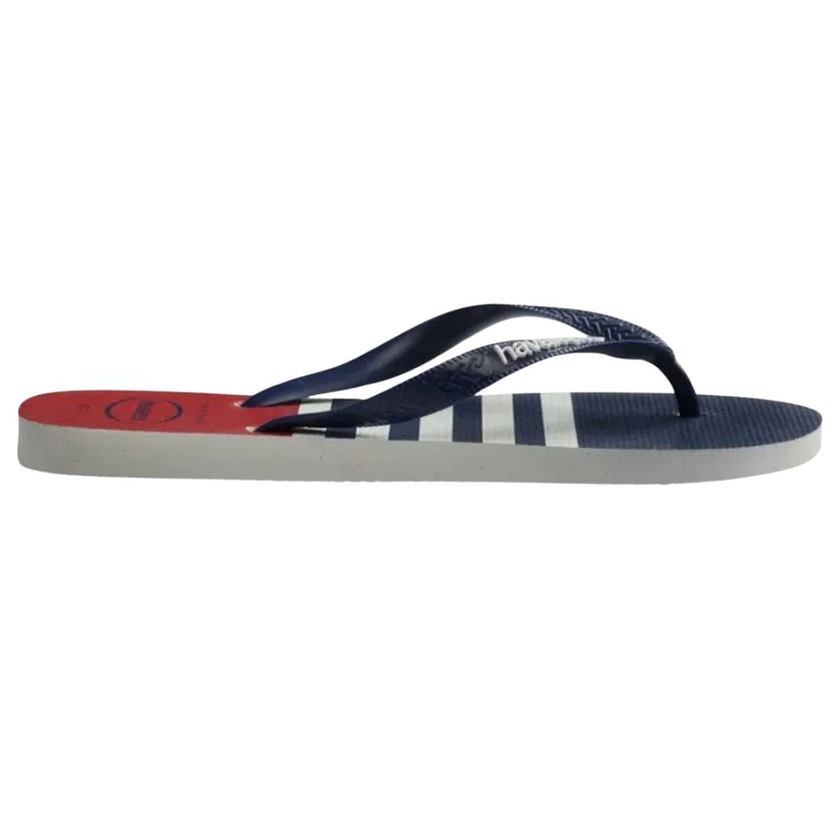 Chinelo Masculino Dedo Havaianas Top Nautical Azul E Vermelho Azul Marinho 4