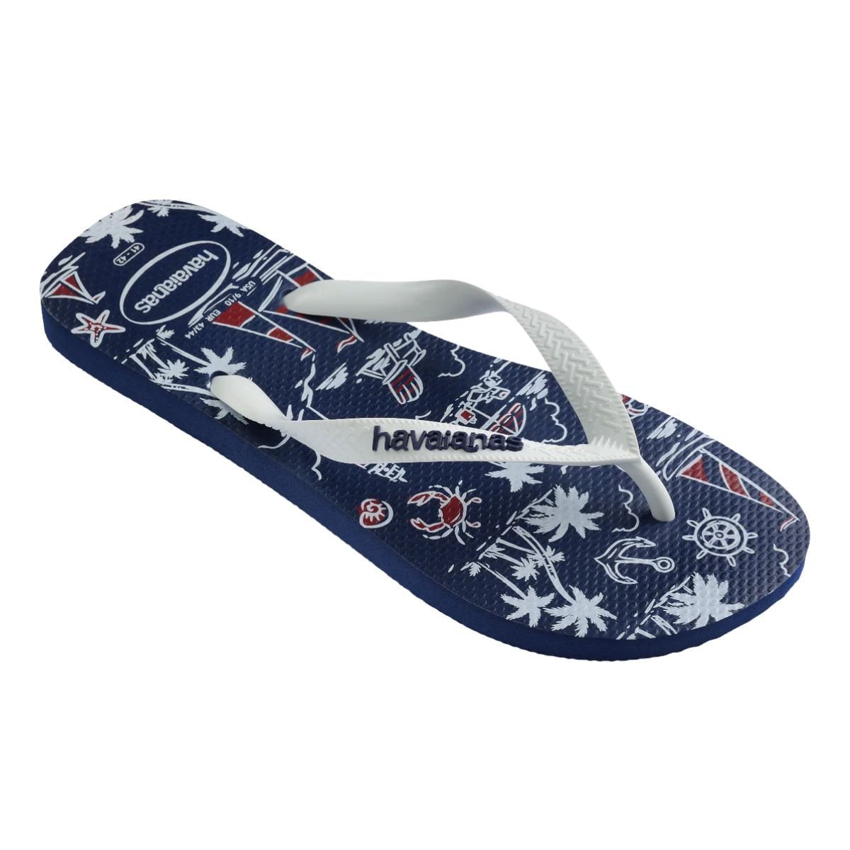 Chinelo Masculino Dedo Havaianas Top Nautical Azul