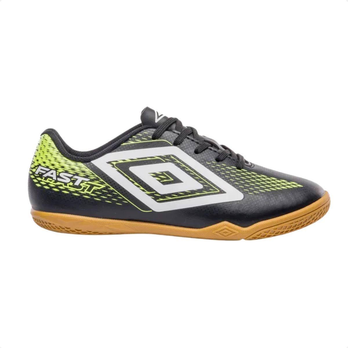 Chuteira Indoor Masc Umbro Fast Ii Júnior Preto