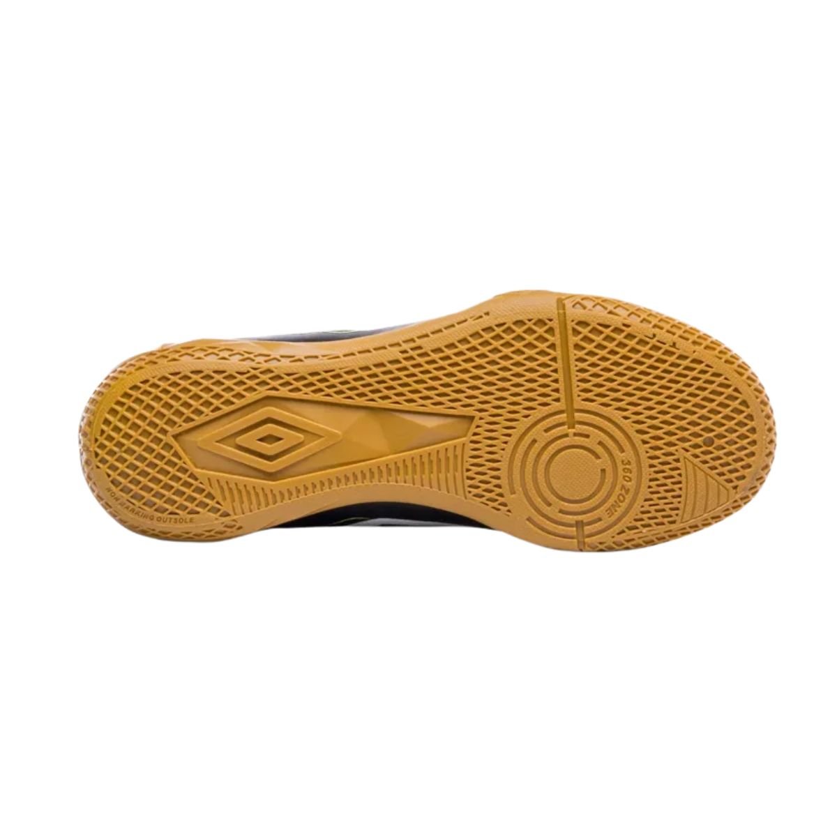 Chuteira Indoor Masc Umbro Fast Ii Júnior Preto Preto/Verde 4