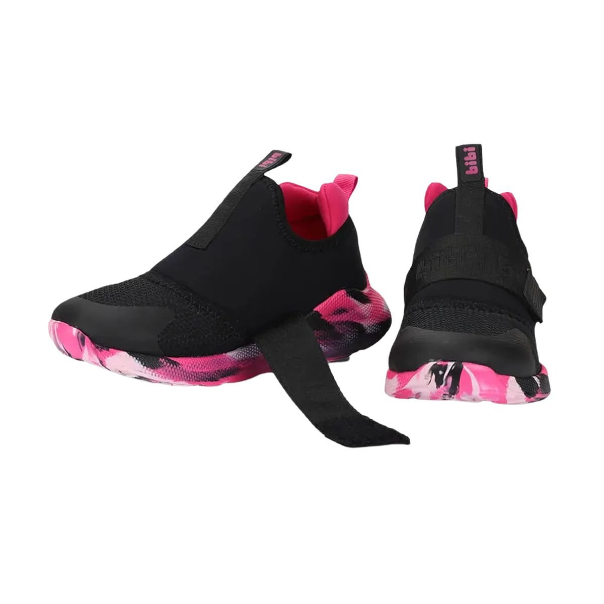 Tênis Corrida Infantil Bibi Evolution Preto E Rosa Preto/Rosa 3