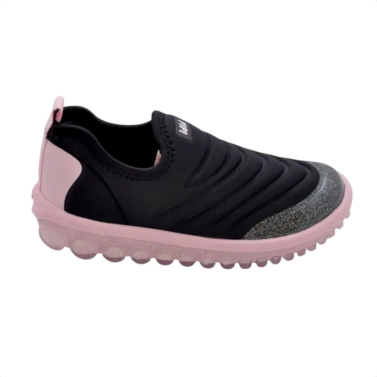 Tênis Casual Infantil Bibi Roller 2.0 Preto E Rosa