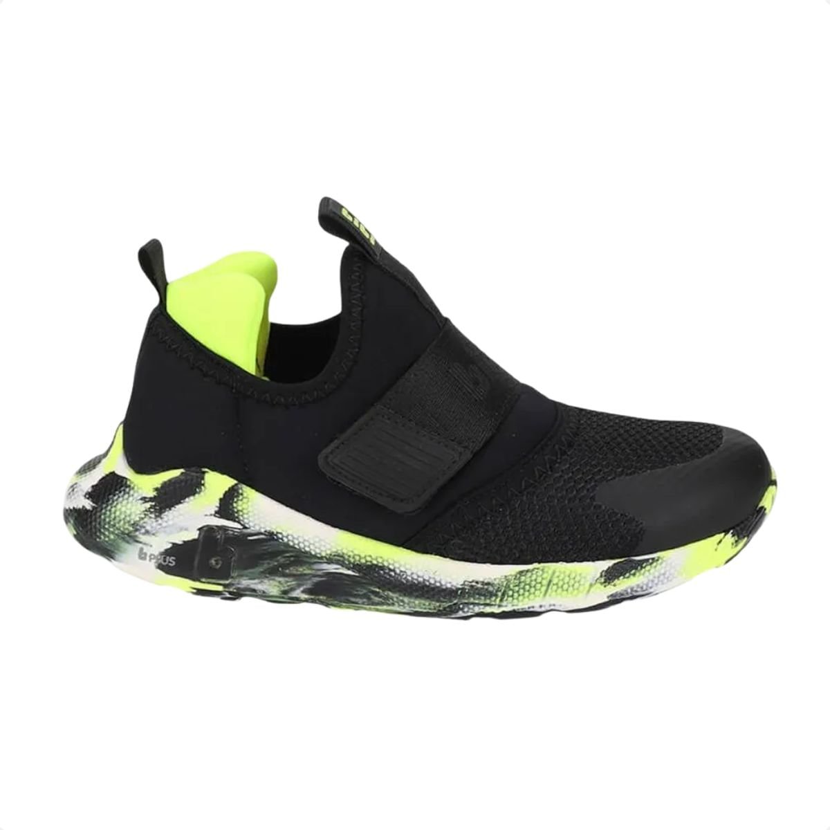 Tênis Corrida Infantil Bibi Evolution Preto E Verde