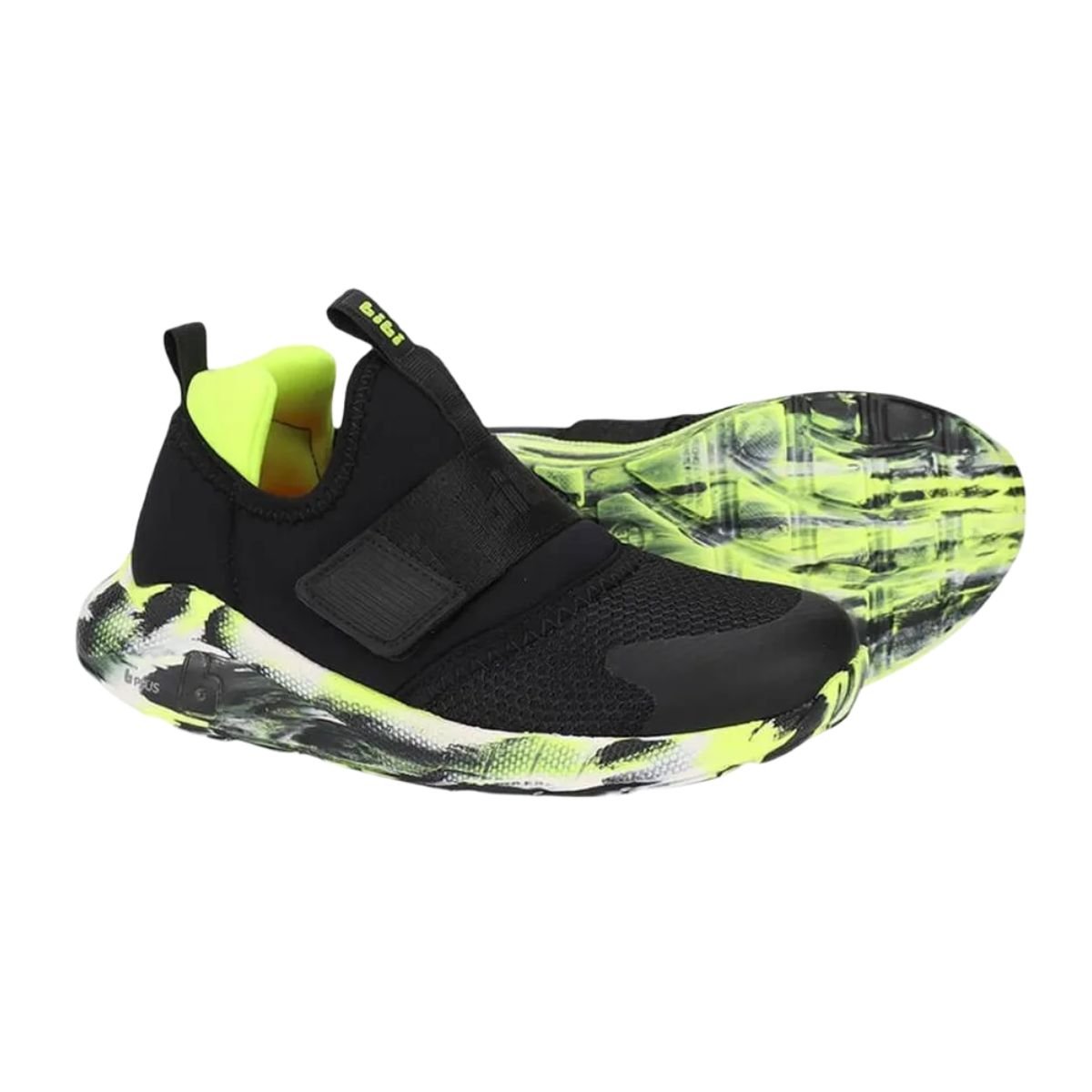 Tênis Corrida Infantil Bibi Evolution Preto E Verde Preto/Verde 4