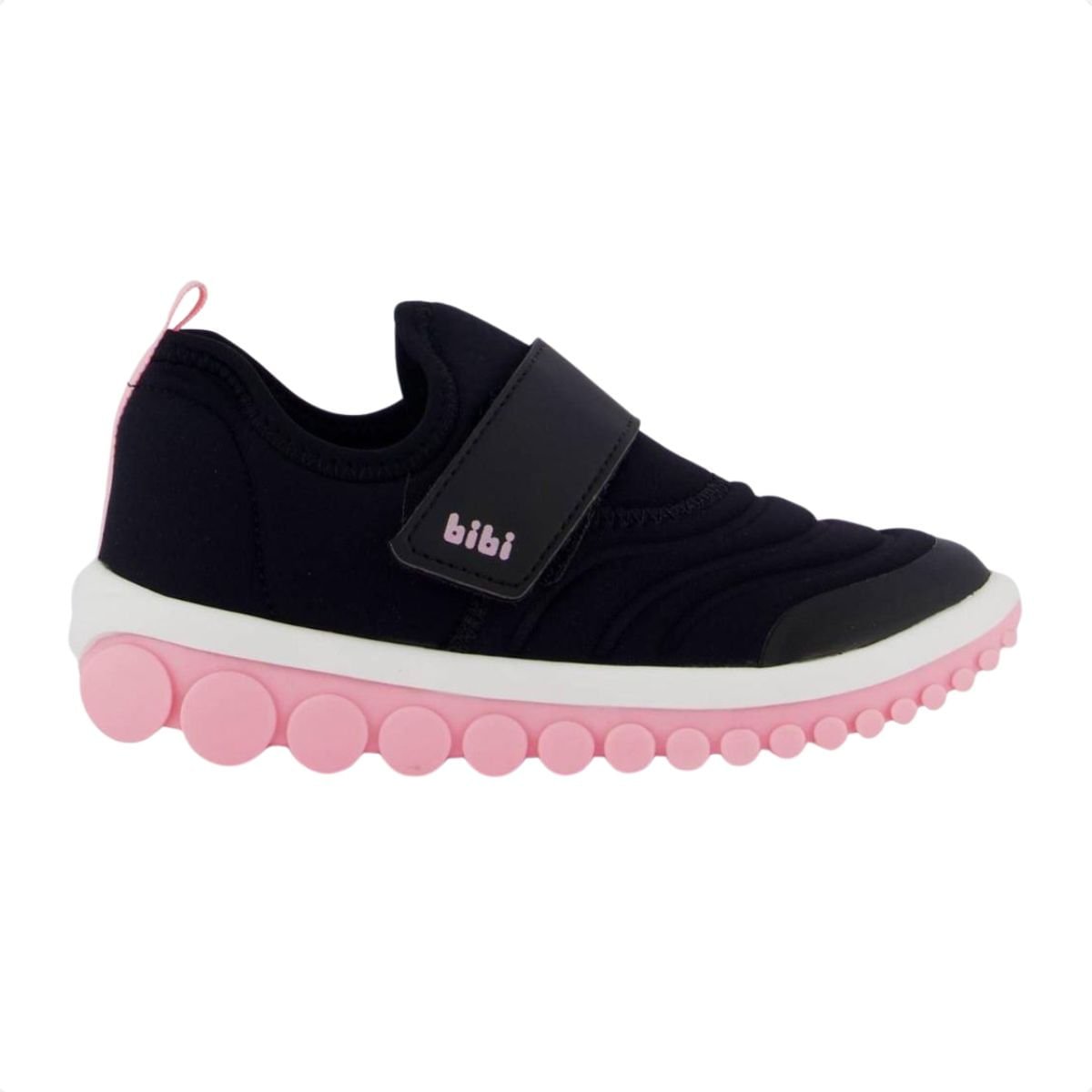 Tênis Casual Infantil Bibi Roller 2.0 Preto E Rosa