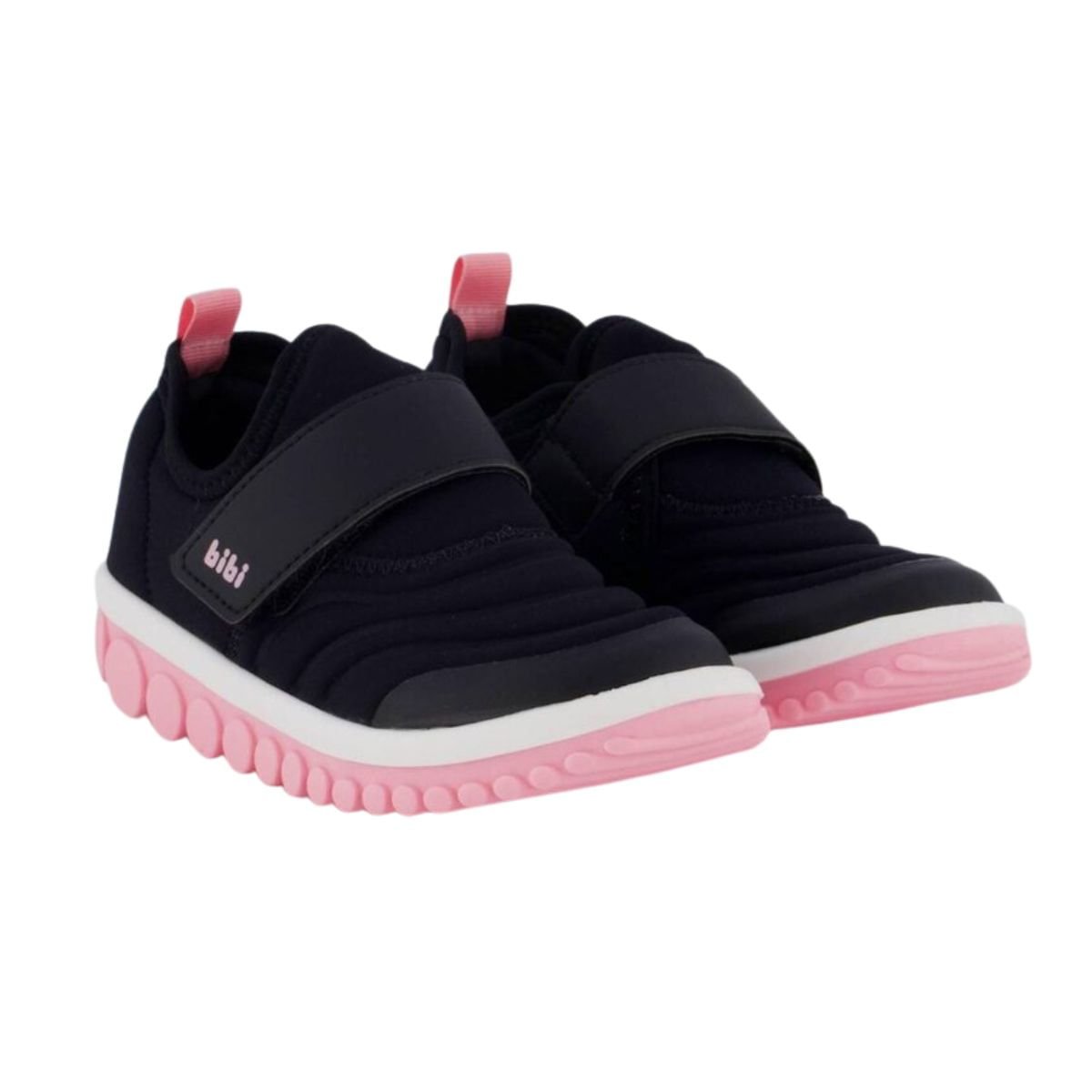 Tênis Casual Infantil Bibi Roller 2.0 Preto E Rosa Preto 2