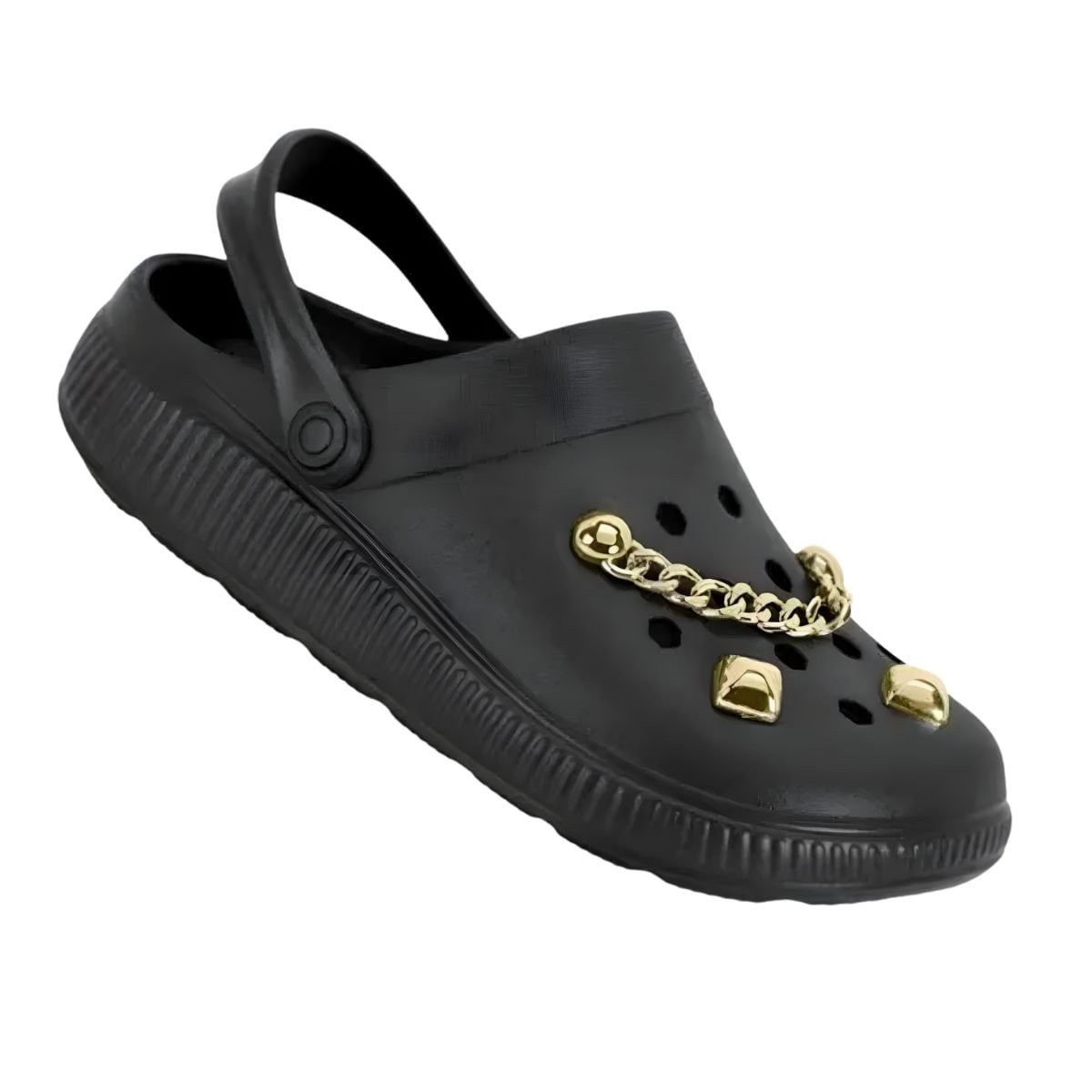 Chinelo Babuche Praia Conforto Feminino Moleca Preto 2