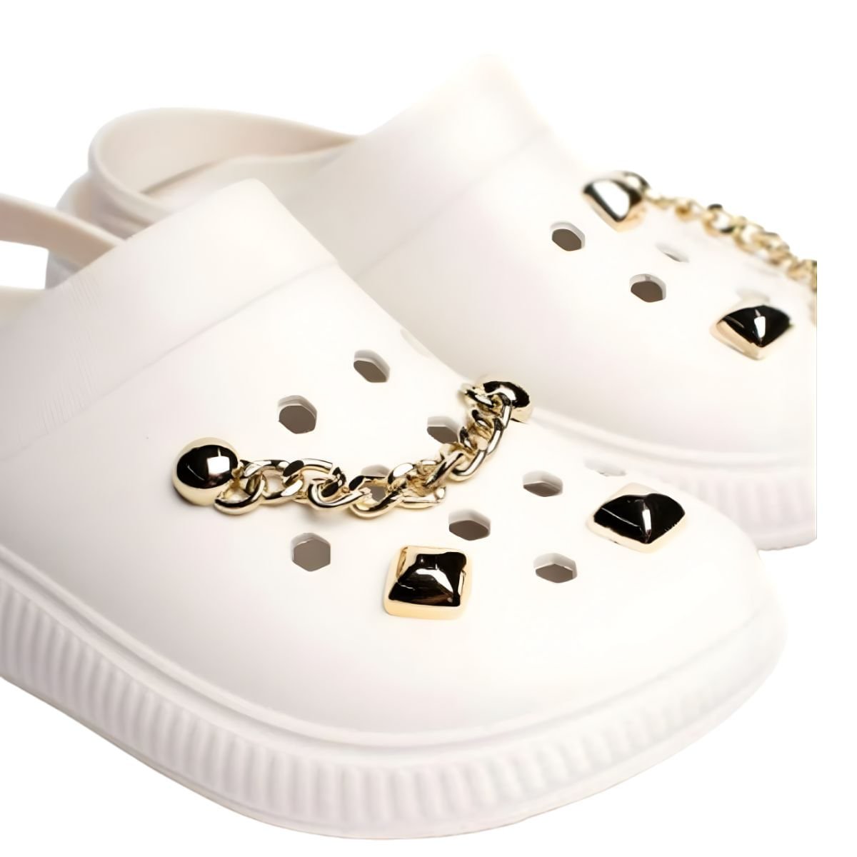 Chinelo Babuche Praia Conforto Feminino Moleca Branco 3